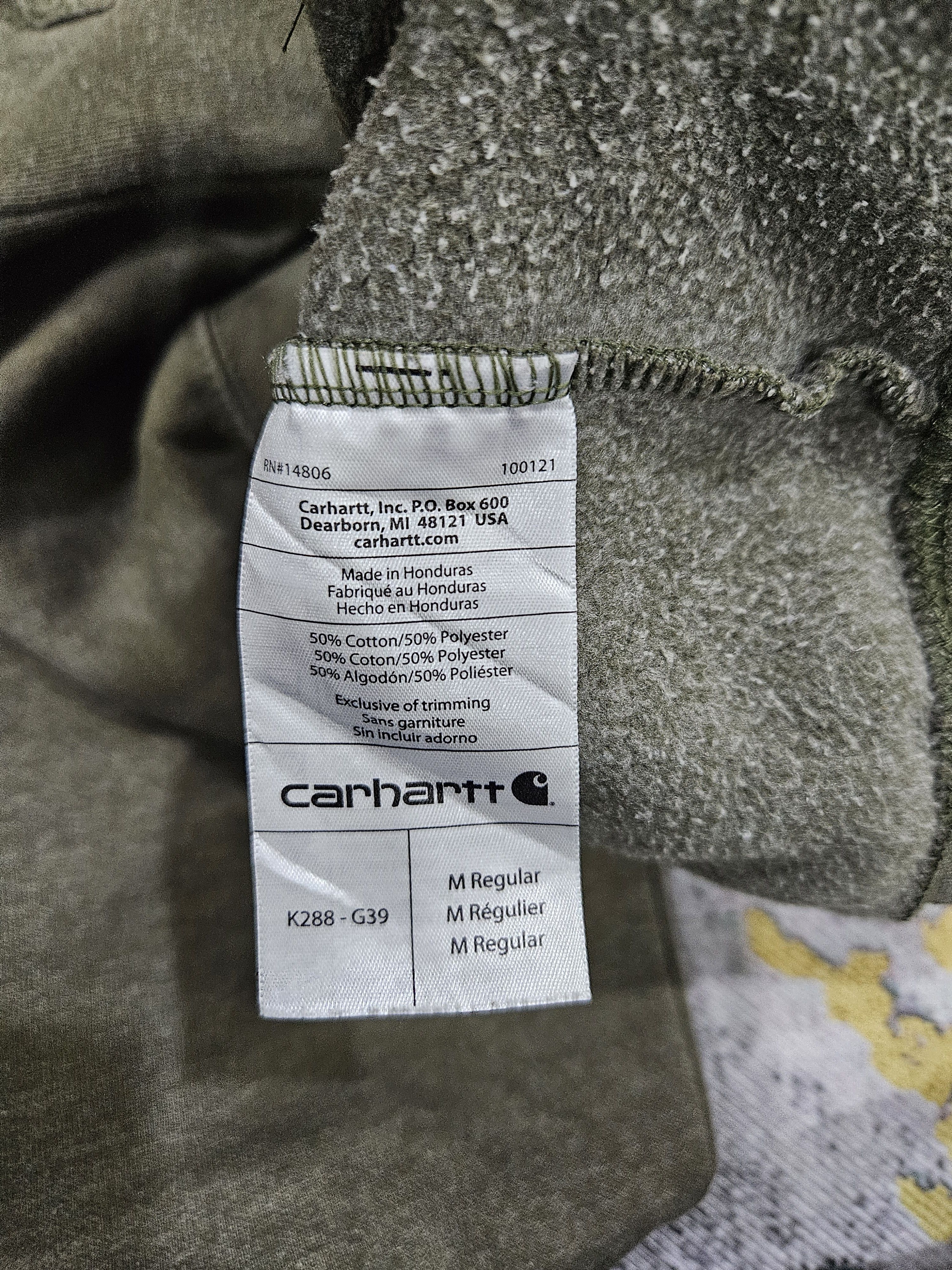 Carhartt Carhartt Hooded - Classic Arm Logo (Olive/Army Green) Size US M / EU 48-50 / 2 - 14 Thumbnail