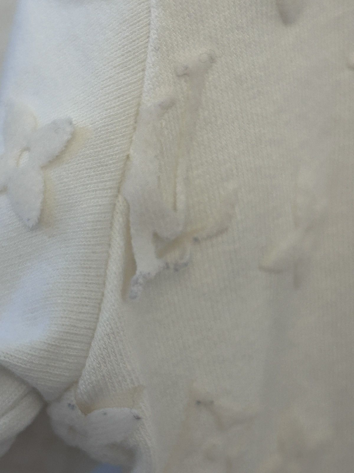 Louis Vuitton Louis Vuitton White Cotton Logo Jacquard Knit T-Shirt Large Size US L / EU 52-54 / 3 - 5 Thumbnail