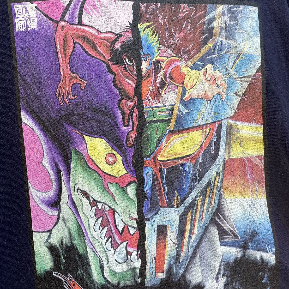 Anime RARE Devilman VS Mazinger Z Japan Anime x Hakabanogarou Tee Size US L / EU 52-54 / 3 - 5 Thumbnail