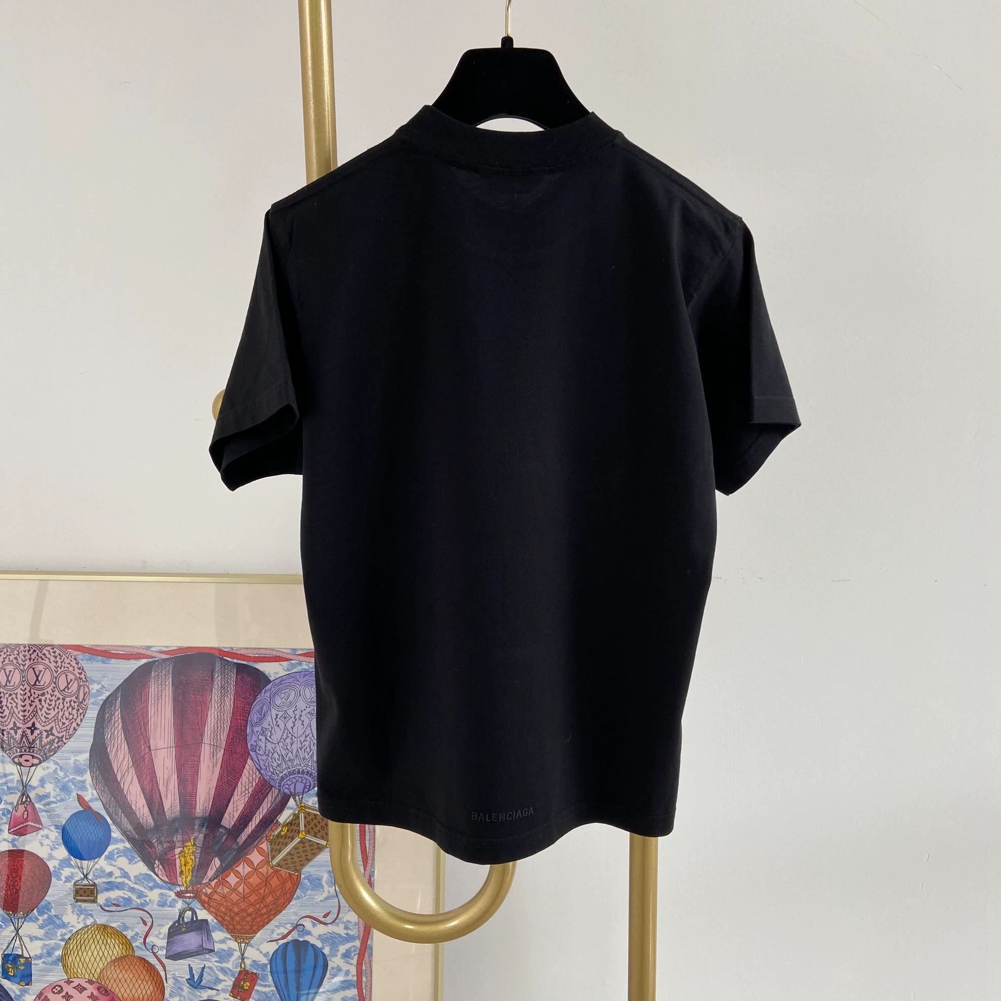 Balenciaga Balenciaga x The Simpsons Black Printed T-Shirt 10Y Size XXS / US 00 / IT 34 - 2 Thumbnail