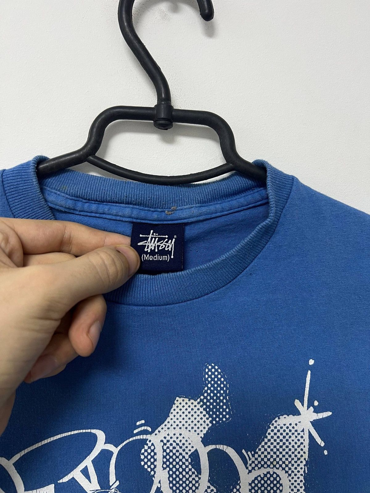 Stussy Vintage 90's Stussy T shirt Y2K Streetwear Music Tee Made M Size US M / EU 48-50 / 2 - 7 Thumbnail