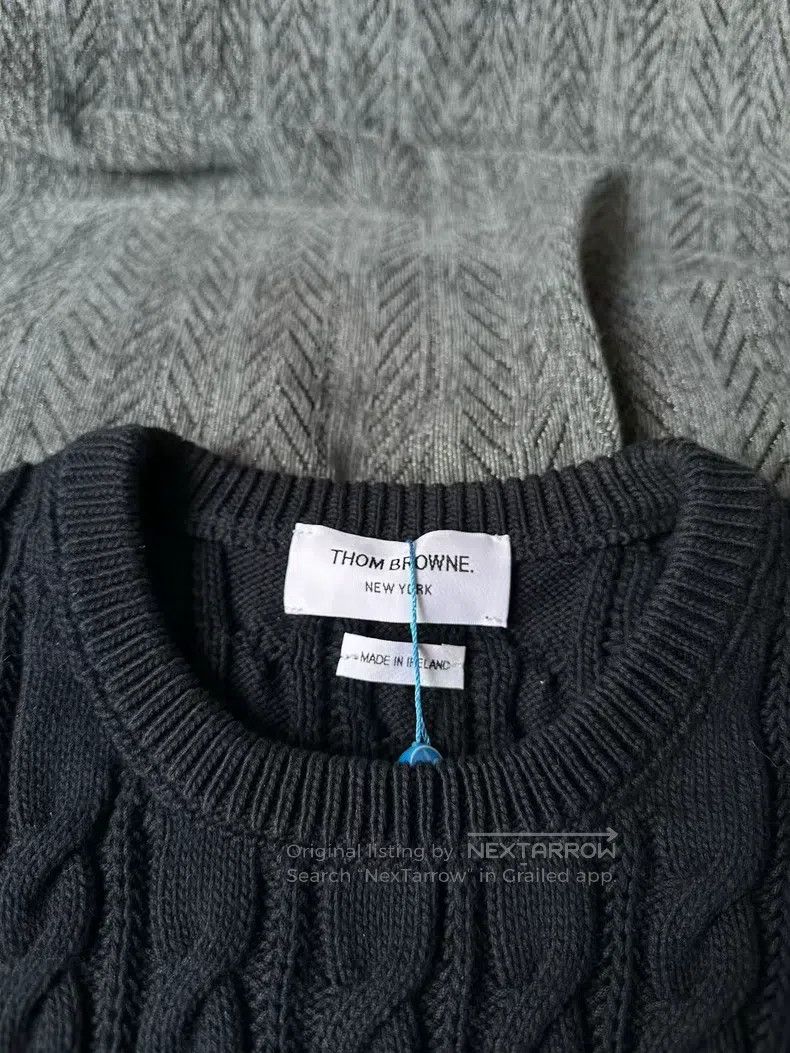 Thom Browne Thom Browne Blue Sweater Size US XL / EU 56 / 4 - 3 Thumbnail