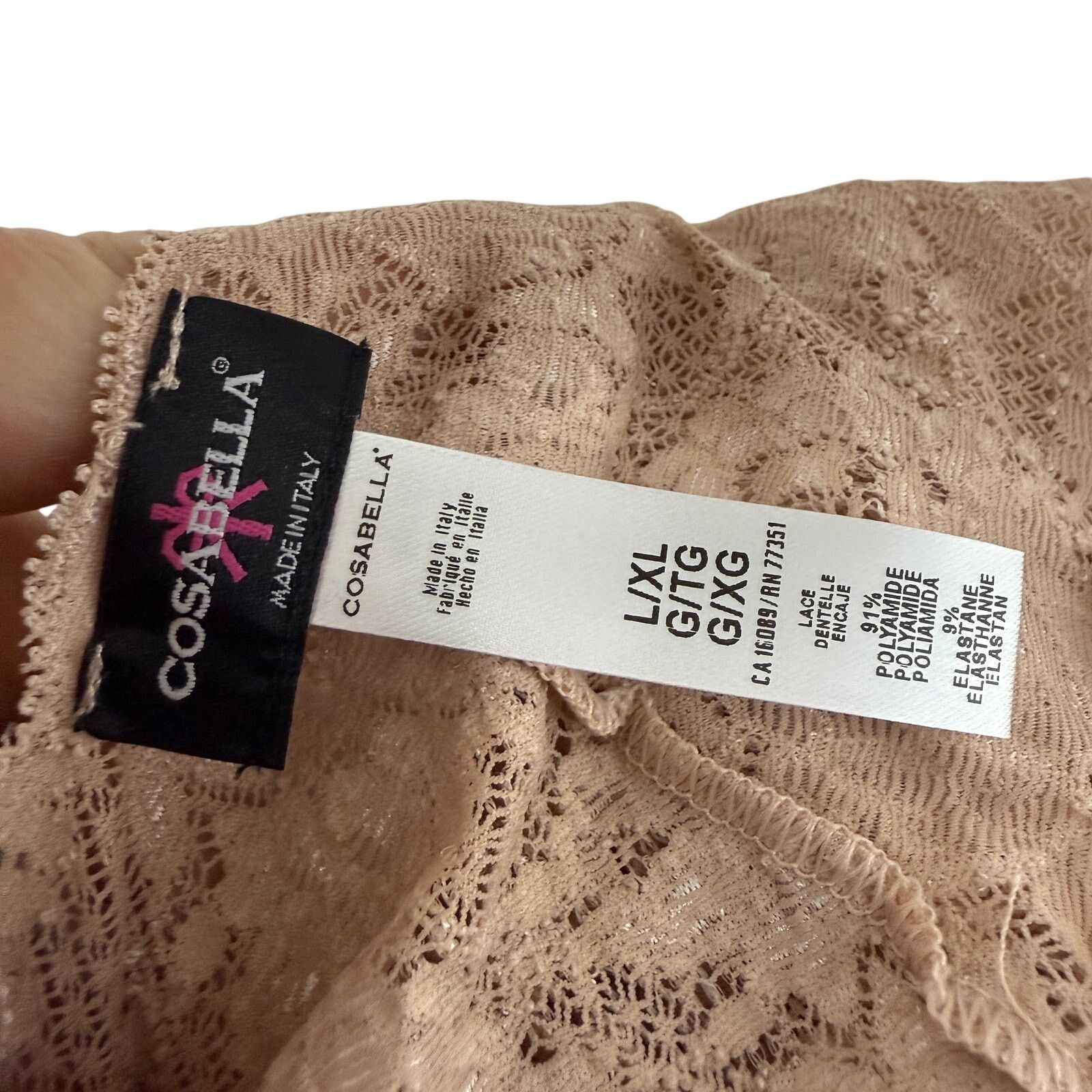 Cosabella Cosabella Never Say Never Comfie Thong Beige L52118 L/XL Size ONE SIZE - 2 Thumbnail