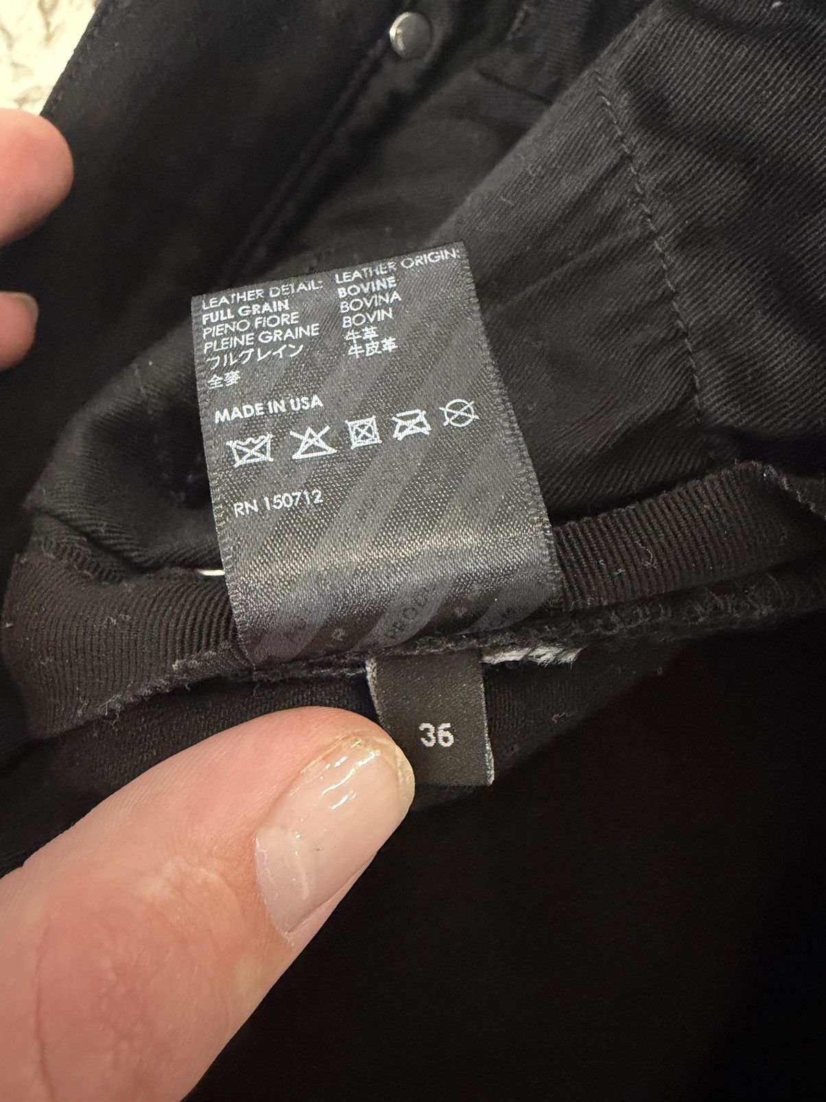 Amiri Amiri Chemist Jeans Black Leather Star Patches Size 36 Size US 36 / EU 52 - 9 Thumbnail