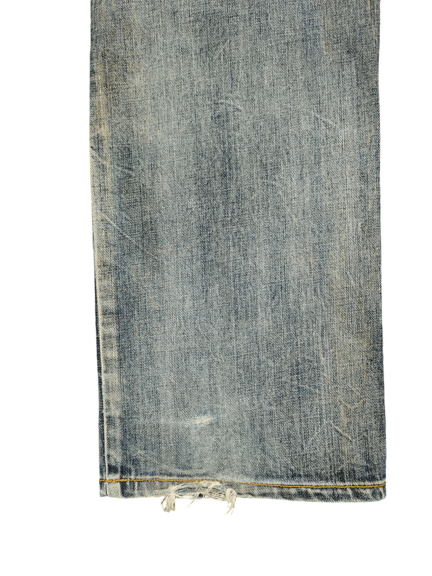 Comme des Garcons × Undercover Vintage Y2k Tough Jeansmith Clawmark Distress Faded Jeans Size US 30 / EU 46 - 14 Thumbnail