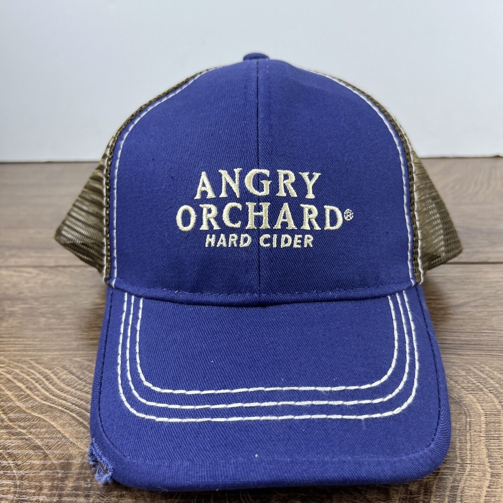 Other Hard Cider Hat Angry Orchard Blue Adjustable Hat Snapback Ad Size ONE SIZE - 4 Thumbnail