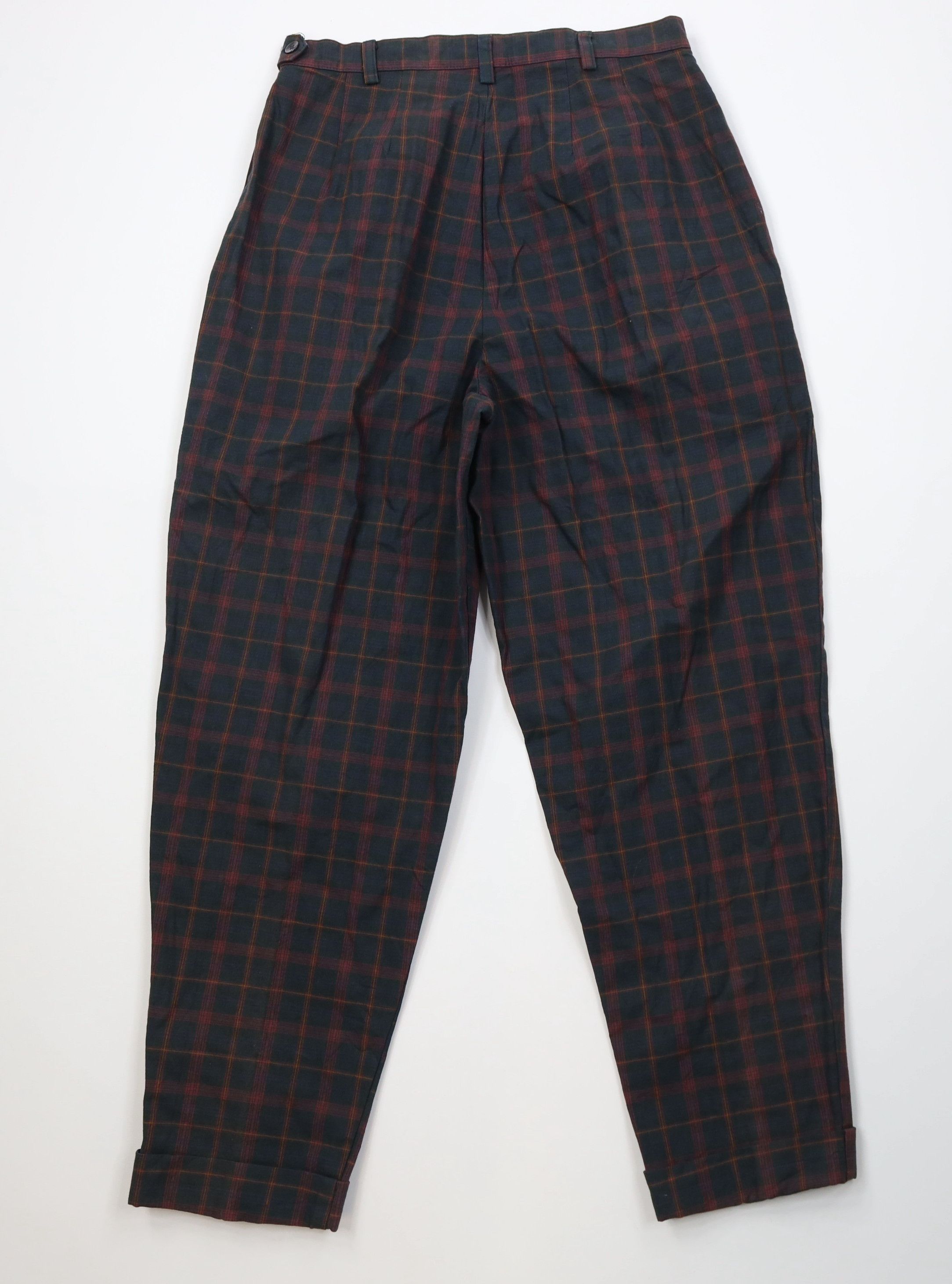 Gap Vintage 90s Gap Tapered Leg Chino Pants Trousers Plaid Size 36" / US 14 / IT 50 - 10 Thumbnail