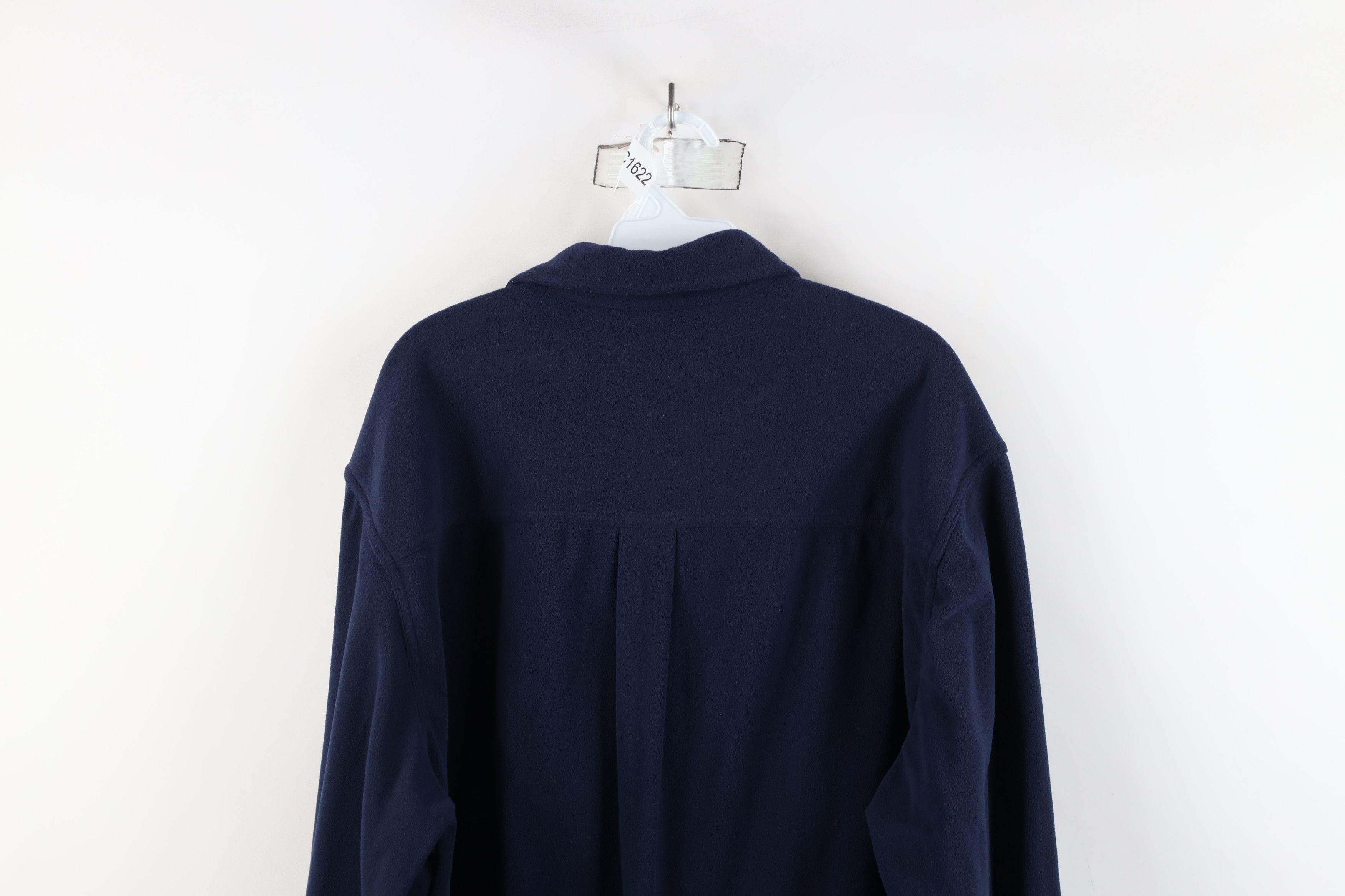 Vintage Vintage 90s Streetwear Baggy Fleece Collared Button Shirt Size US L / EU 52-54 / 3 - 9 Thumbnail