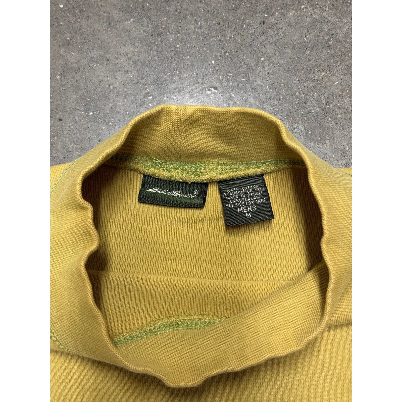 Eddie Bauer Vintage 1990's Eddie Bauer Turtle Neck T-Shirt Size US M / EU 48-50 / 2 - 3 Thumbnail