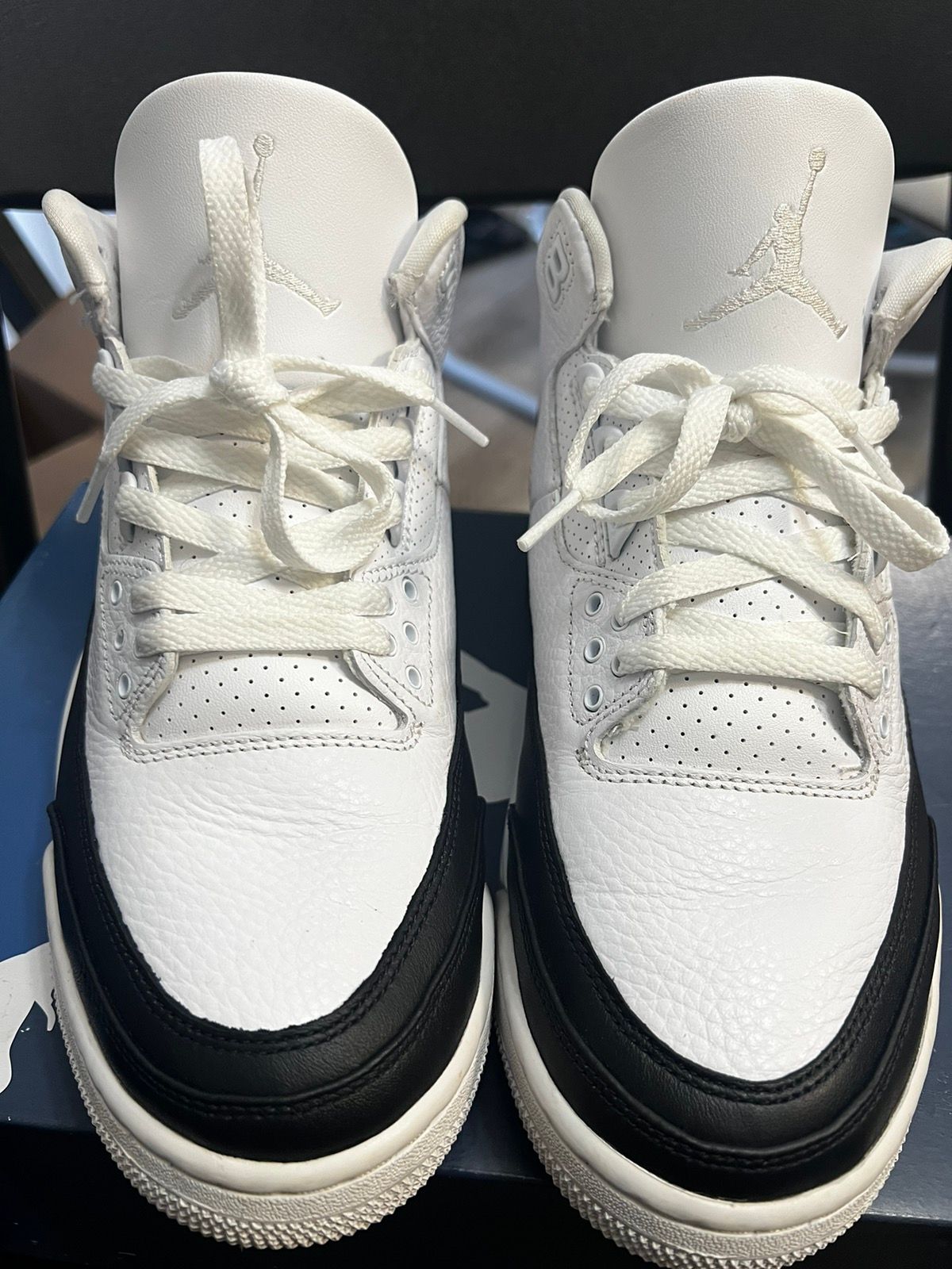 Pre-owned Jordan Nike Jordan 3 “ Fragment “ Size 9.5 Shoes In White