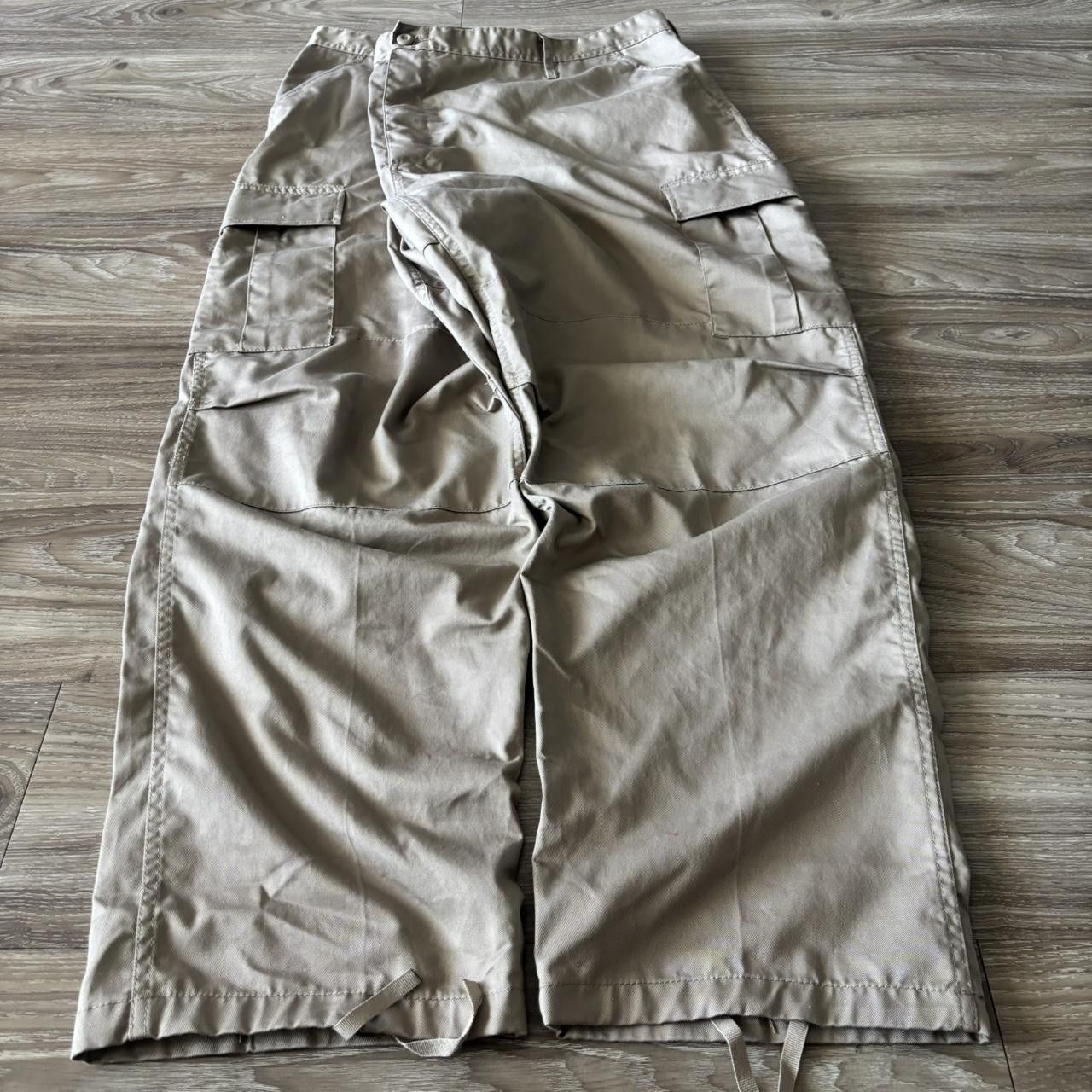 Vintage Crazy Vintage Y2K/2000s Super Baggy Khaki Streetwear Skater Cargo Pants! 48x31 Size US 44 / EU 60 - 3 Thumbnail