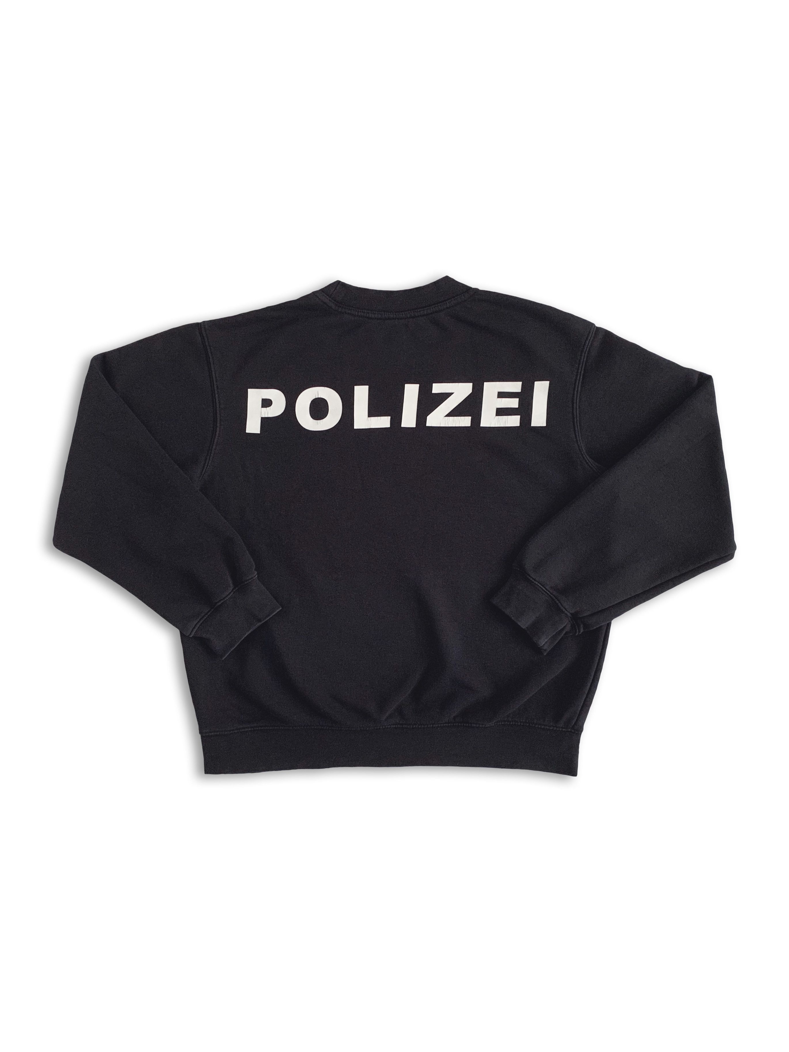 Other POLIZEI Sweatshirt Crewneck Basic Oversize Black Police S Size US S / EU 44-46 / 1 - 1 Thumbnail