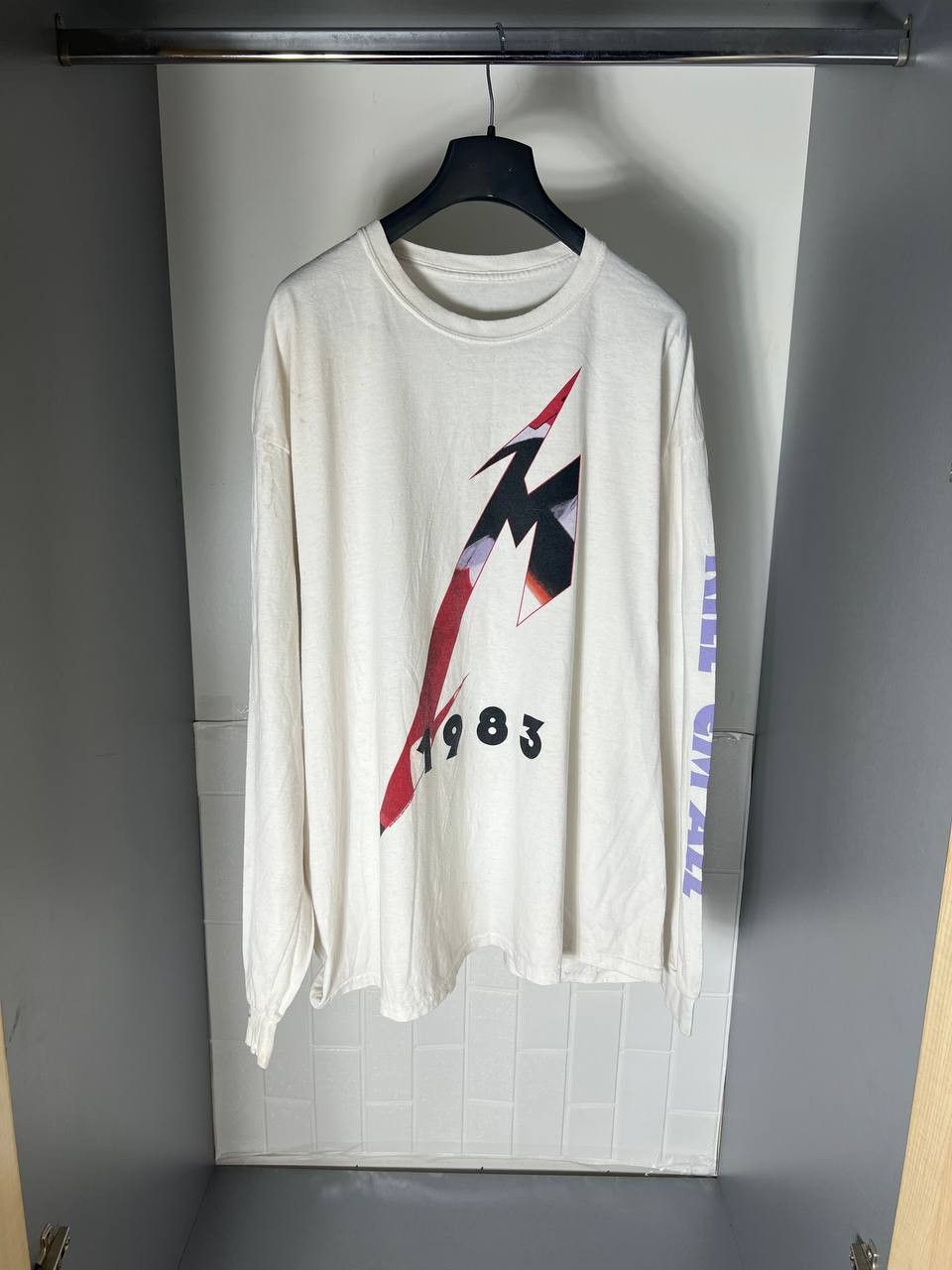 Band Tees VINTAGE METALLICA ROCK LONG SLEEVE METAL 1983 RETRO Y2K PUNK Size US XL / EU 56 / 4 - 2 Thumbnail