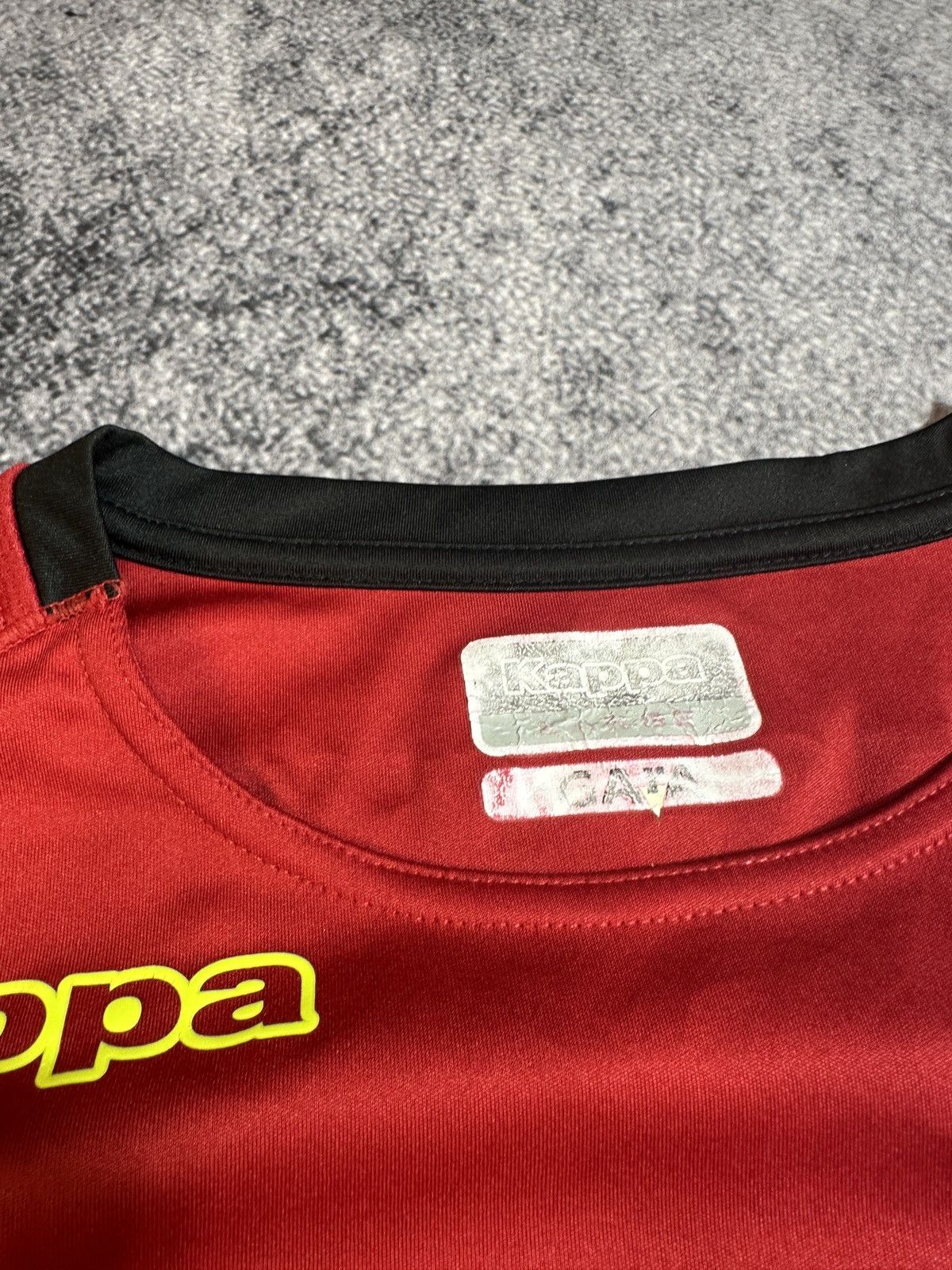 Kappa × Vintage Vintage Kappa Napoli Soccer Jersey Blokecore Style L Rare Size US L / EU 52-54 / 3 - 6 Thumbnail