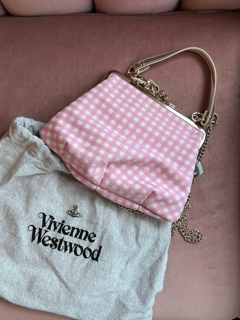 Vivienne Westwood Vivienne Westwood size os Pink checkered bag Size ONE SIZE - 2 Thumbnail