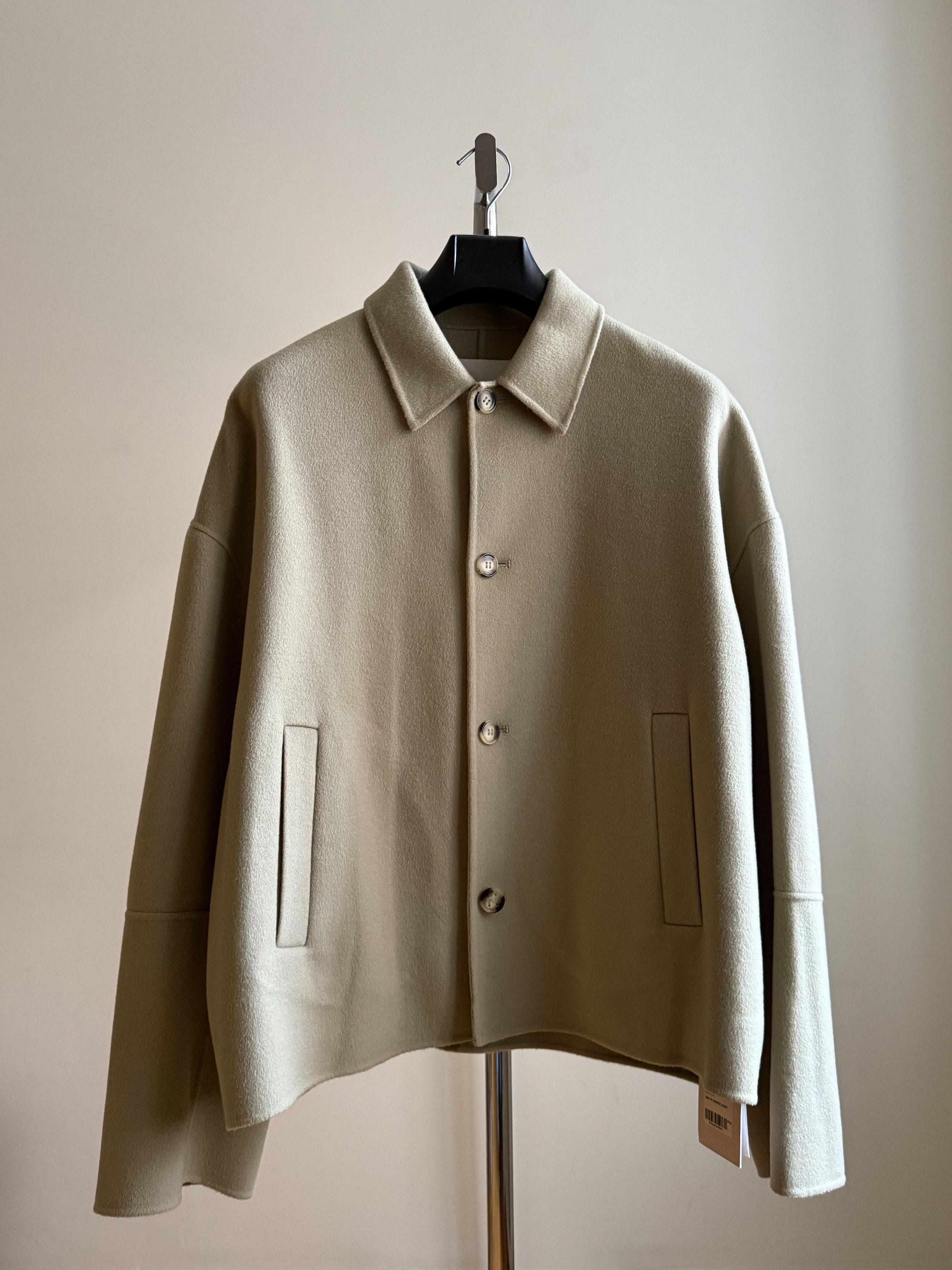 Nanushka Marcin Double Wool And Silk Blend Jacket Size US L / EU 52-54 / 3 - 1 Thumbnail