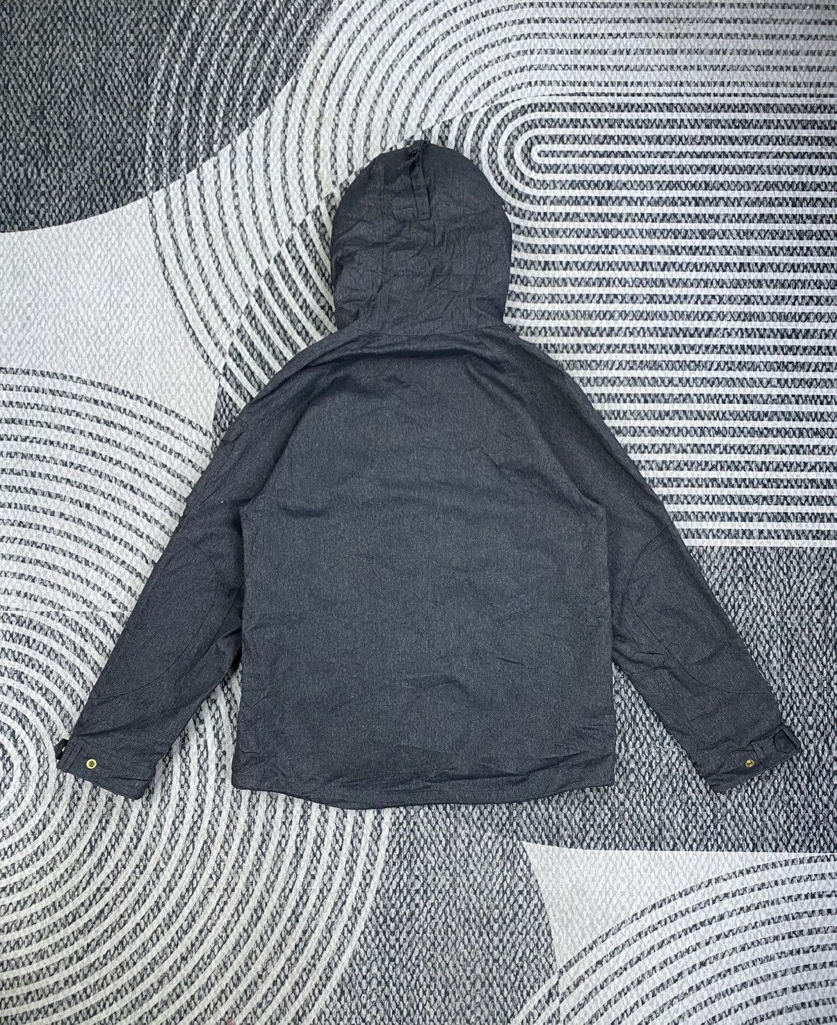 Johnbull Vintage Johnbull Dark Grey Hooded Jacket Size US M / EU 48-50 / 2 - 2 Thumbnail