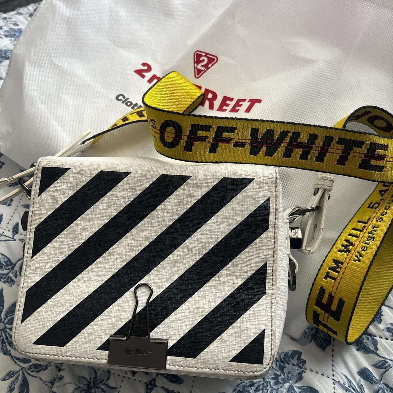 Off-White Off- White Diagonal Stripe Crossbody Bag Size ONE SIZE - 1 Thumbnail
