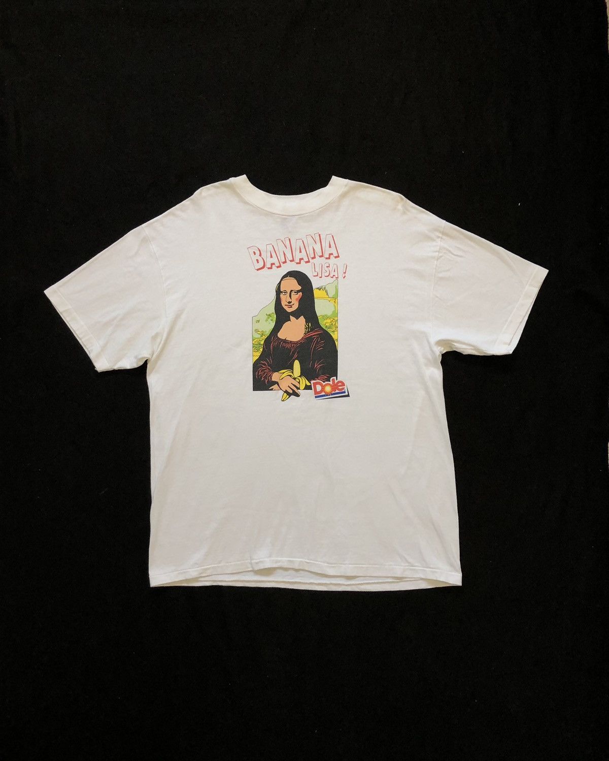 Vintage Rare Tshirt Banana Lisa Vintage 90’s Hanes Size US XL / EU 56 / 4 - 2 Thumbnail