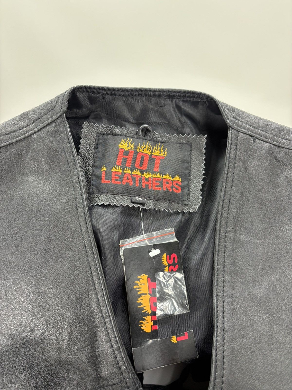 Other Mens leather vest western style HOT Size 54 Color Black Size US L / EU 52-54 / 3 - 9 Thumbnail