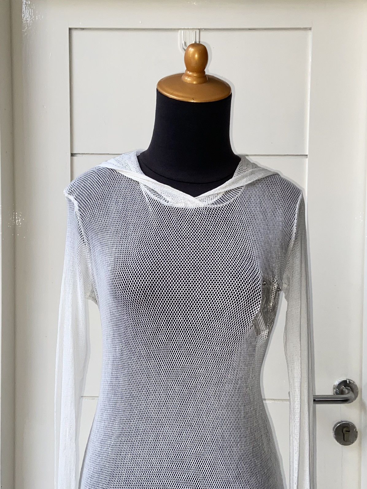 Diesel DIESEL White Mesh T-shirt Size US XS / EU 42 / 0 - 5 Thumbnail