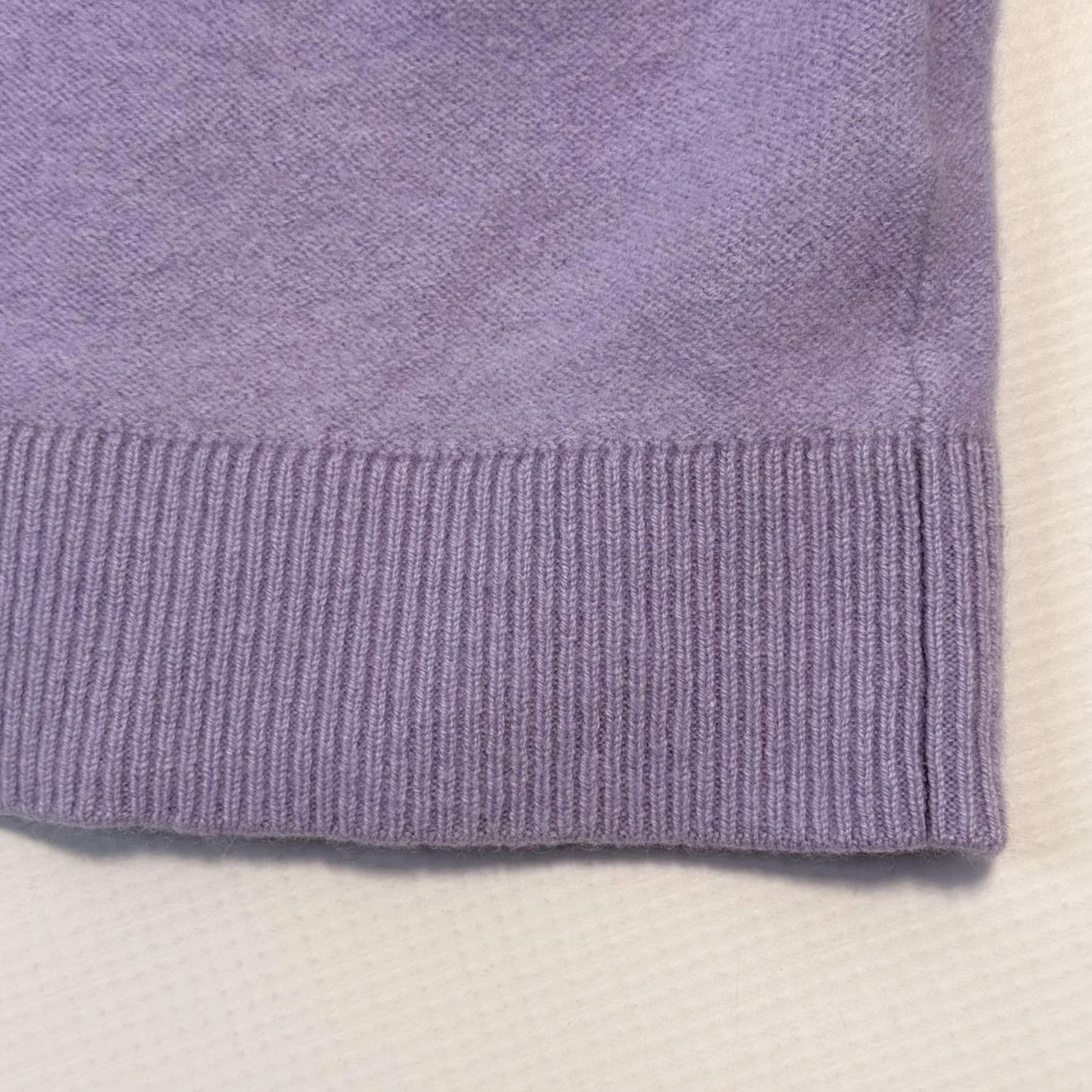 Vintage Pilcro XS Purple Mock Neck Cropped Pullover Sweater Womens Cashmere Long Sleeve Size XS / US 0-2 / IT 36-38 - 5 Thumbnail