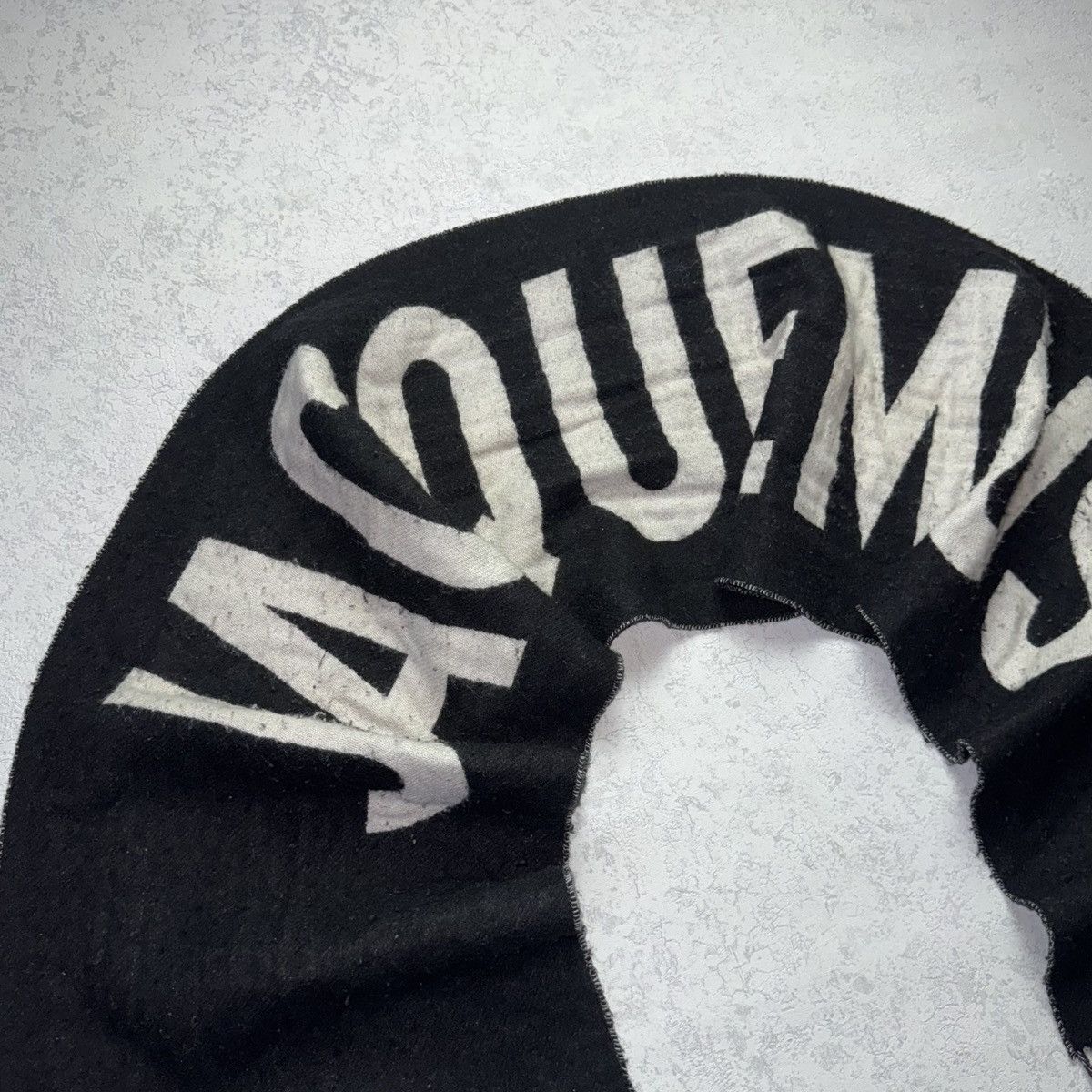 Jacquemus Jacquemus Logo Lana Virgin Wool Scarf Black Size ONE SIZE - 4 Thumbnail