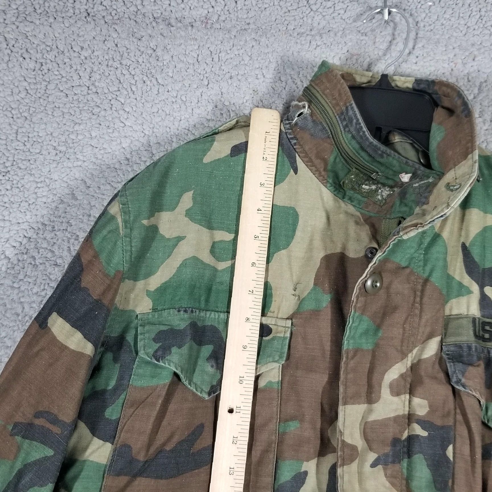 Vintage VINTAGE USGI M65 Jacket - Military Camouflage Coat - Woodland Green Camo - Medium Regular Mens 80s VTG Size US M / EU 48-50 / 2 - 5 Thumbnail