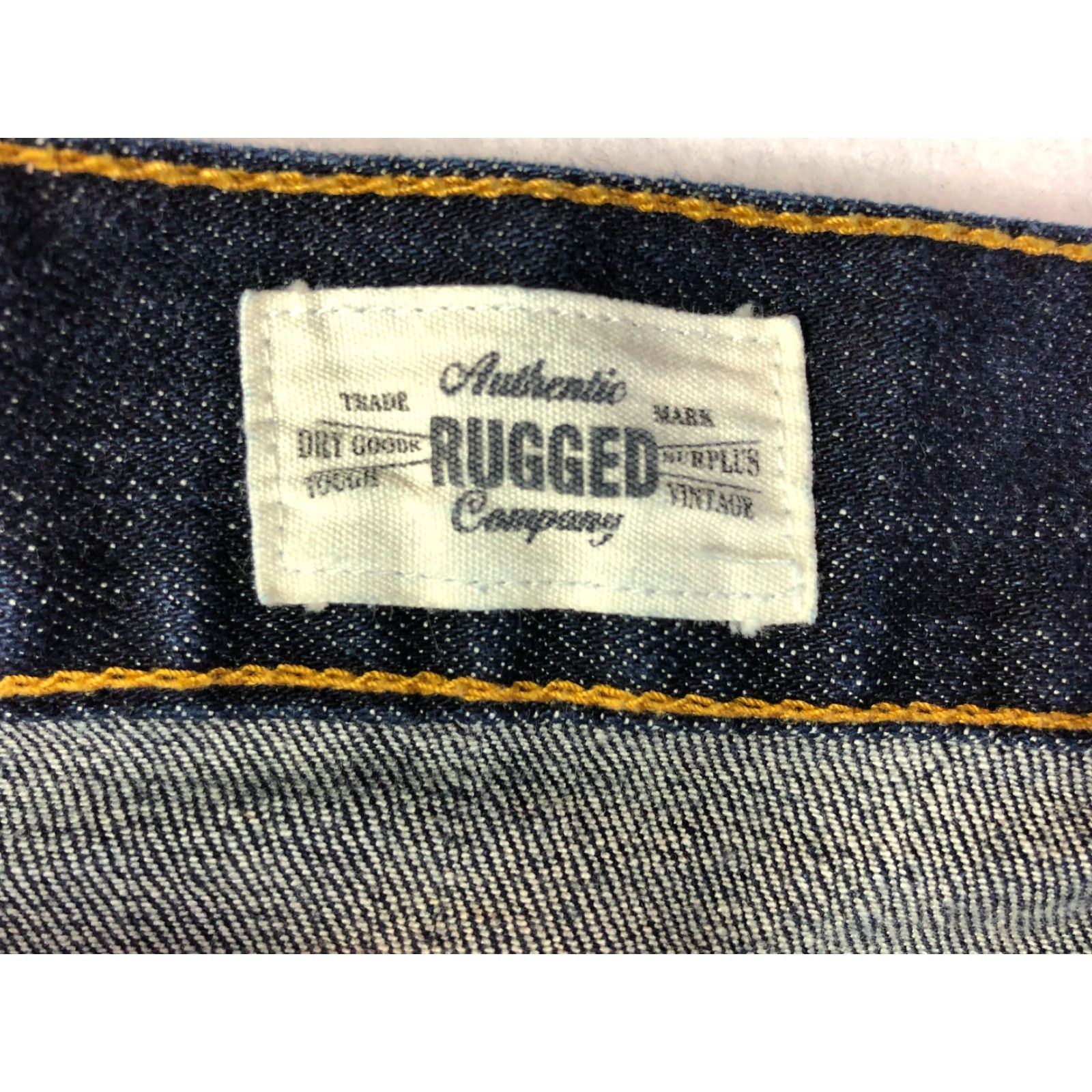 CO VINTAGE? No — Authentic Rugged Co Jeans Blue Denim Button Fly Straight Regular Women? 32 28x26 Measured Size 24" / US 00 / IT 34 - 4 Thumbnail