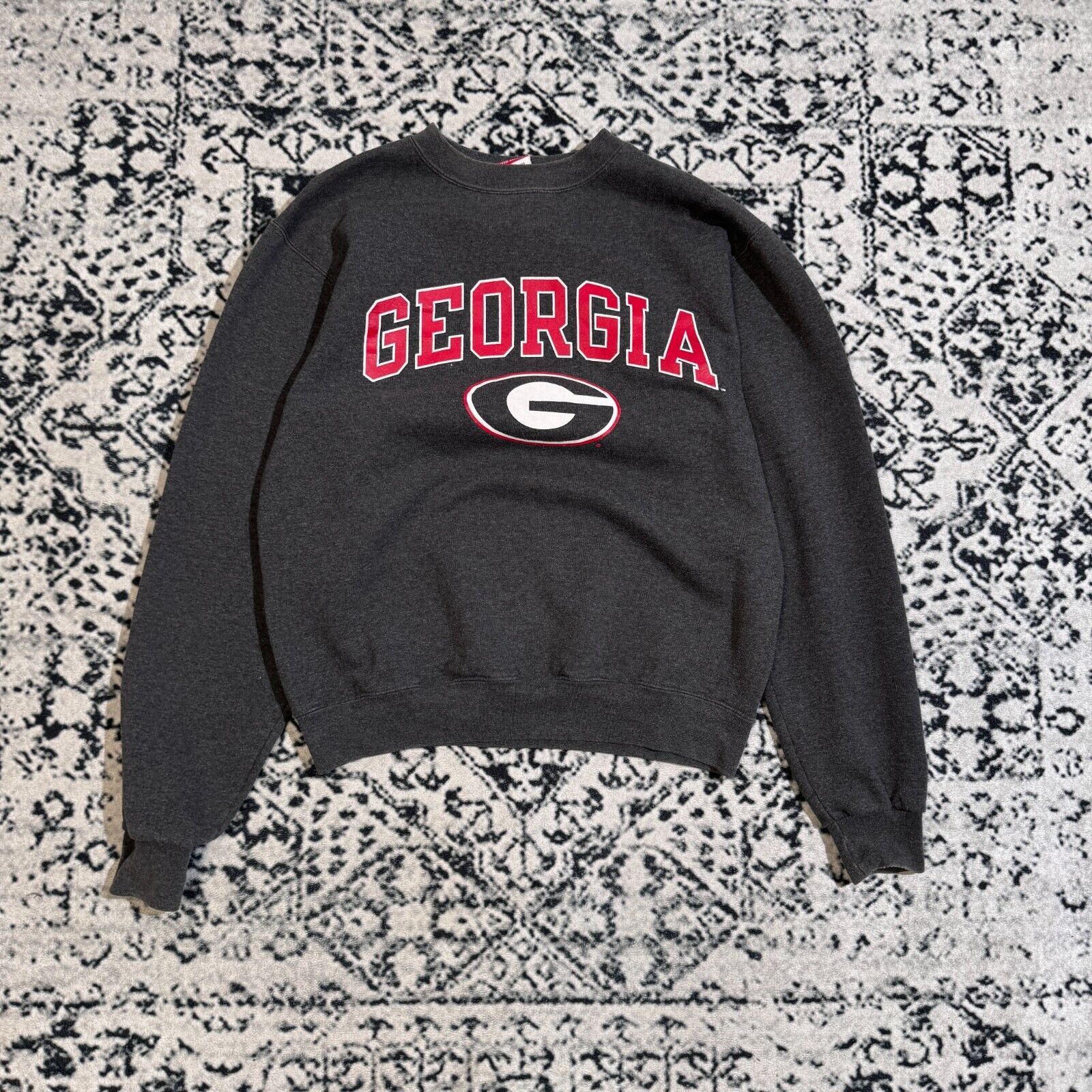 Champion × Vintage Champion Unisex Grey Cotton Sweatshirt Size S Regular Fit Size US S / EU 44-46 / 1 - 1 Thumbnail