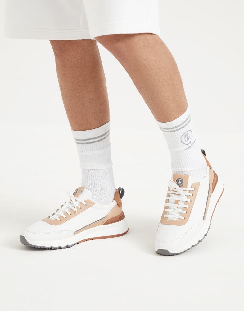 Brunello Cucinelli o1w1db10925 Pair Of Sneakers in White/Beige Size US 10 / EU 43 - 5 Thumbnail