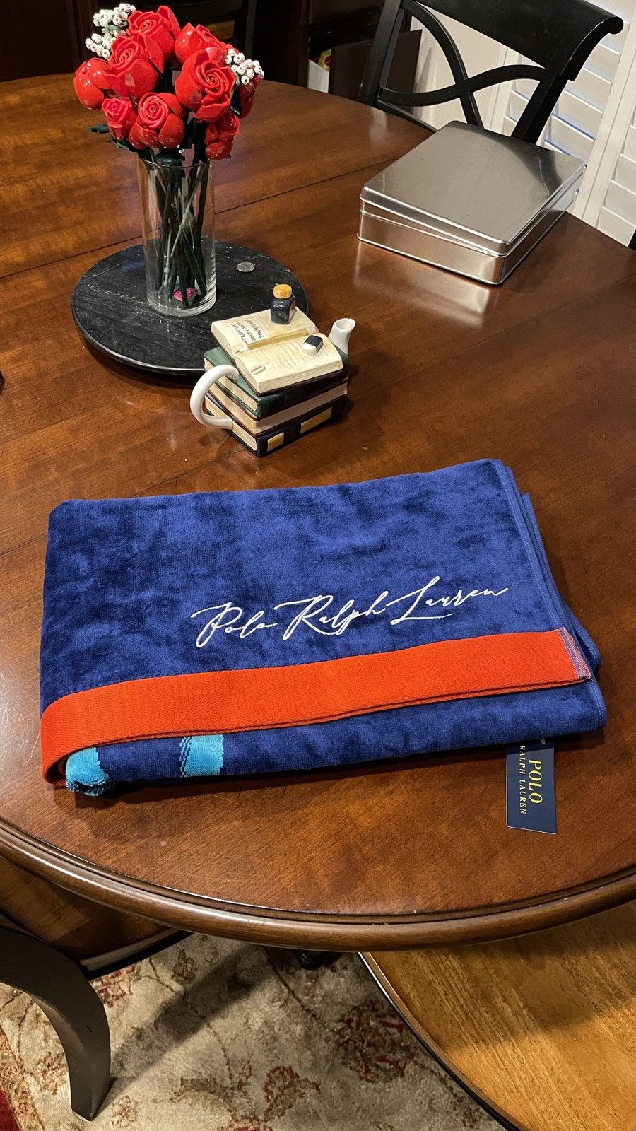 Polo Ralph Lauren NWT Polo Ralph Lauren 35" X 66" Big Pony Beach Towel in Blue Size ONE SIZE - 2 Thumbnail