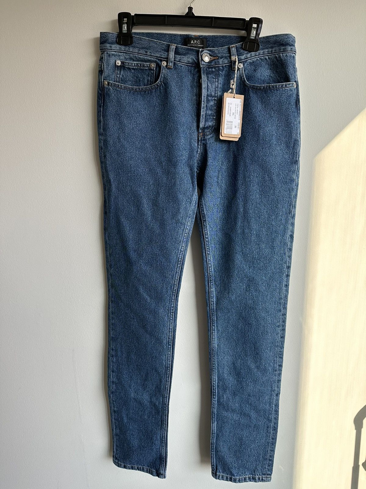 image of A P C Petit New Standard in Blue Denim, Men's (Size 30)