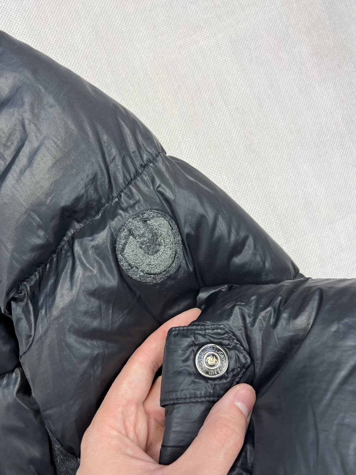 True Religion Puffer Jacket True Religion USA Black Winter Puchowa Kurtka Size XL / US 12-14 / IT 48-50 - 3 Thumbnail