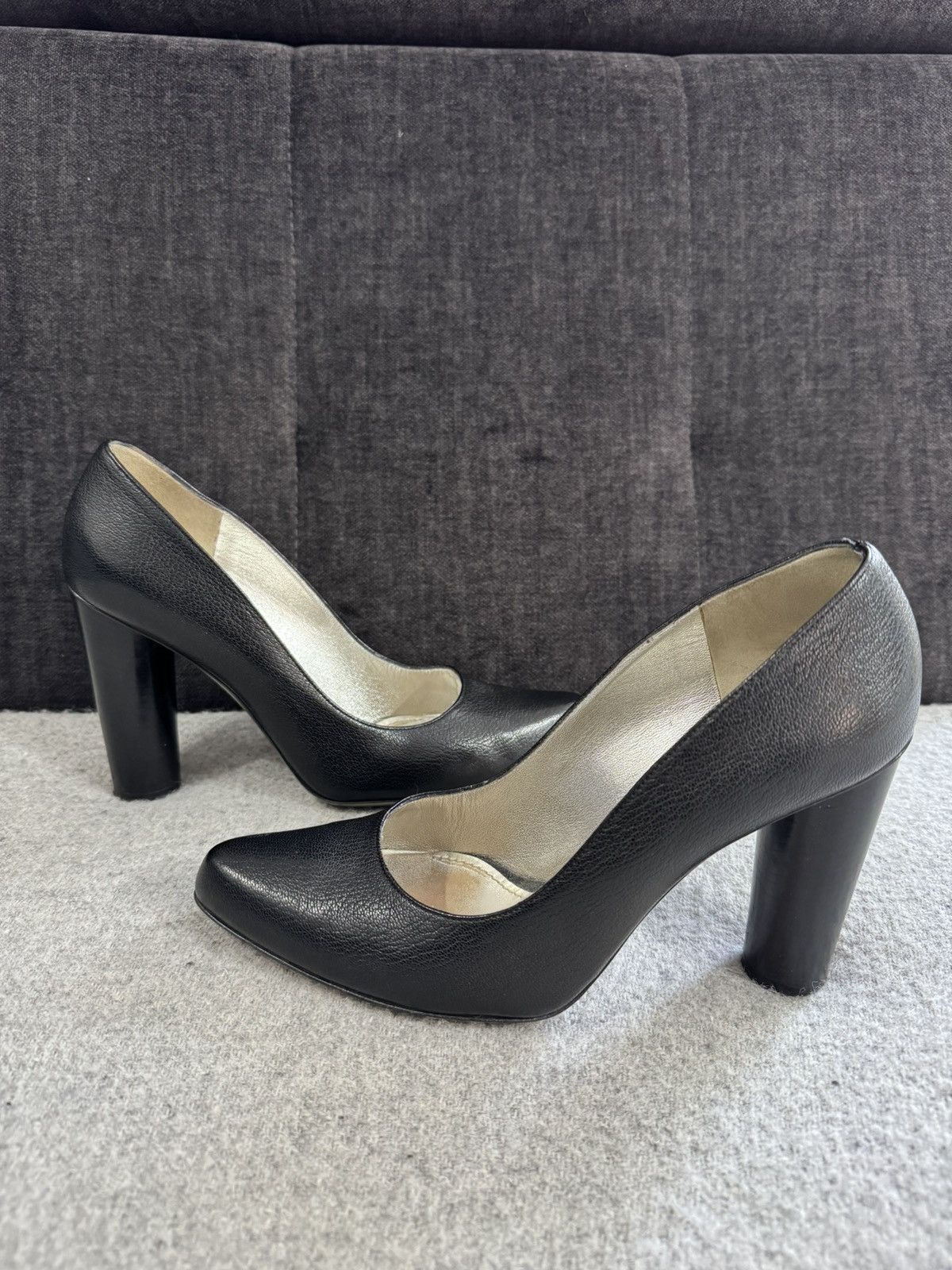 Dolce & Gabbana Dolce & Gabbana D&G Black Leather Heels size 40 luxury Size US 10 / IT 40 - 2 Thumbnail