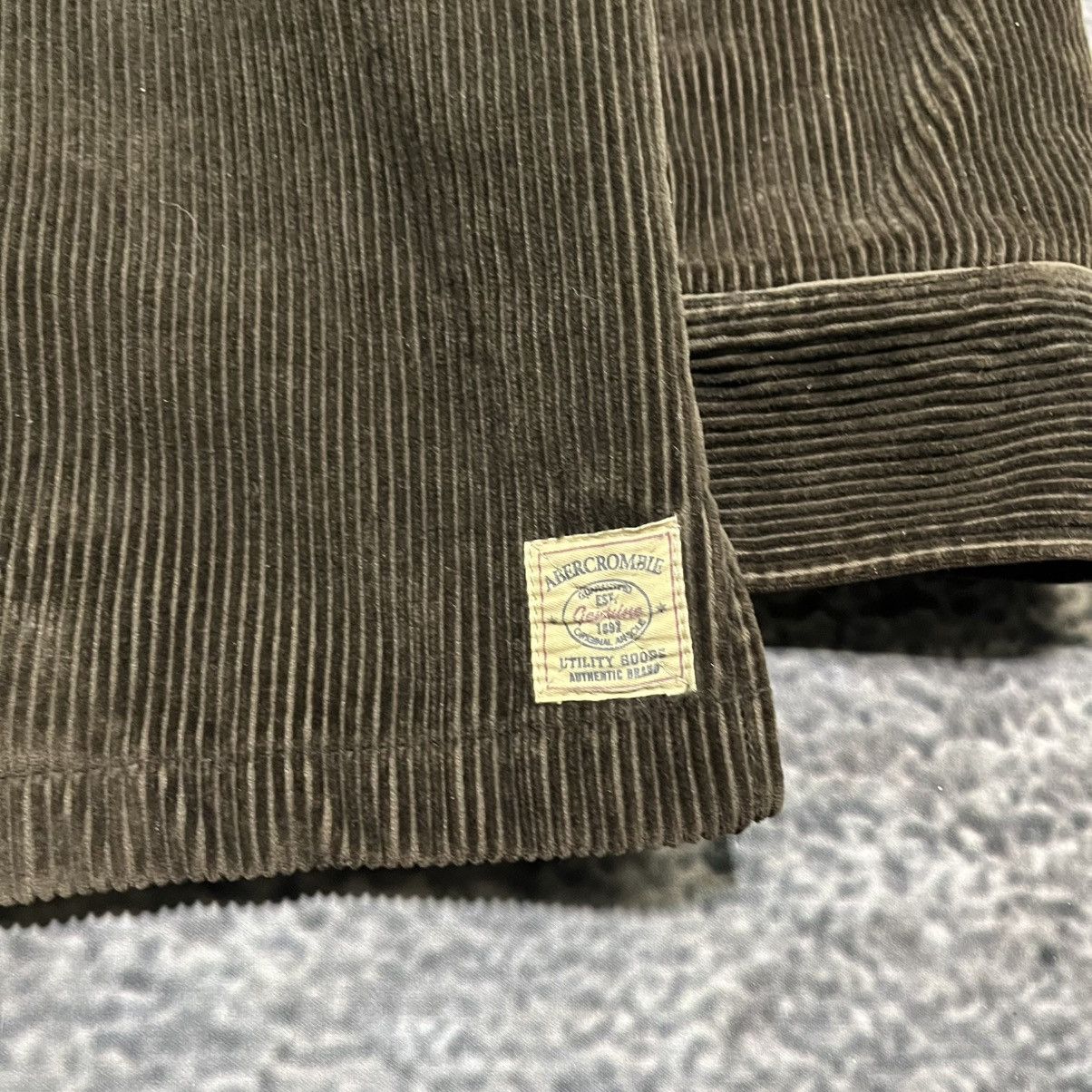 Abercrombie & Fitch VINTAGE 90s ABERCROMBIE & FITCH CORDUROY FIELD JACKET LARGE Size US L / EU 52-54 / 3 - 4 Thumbnail