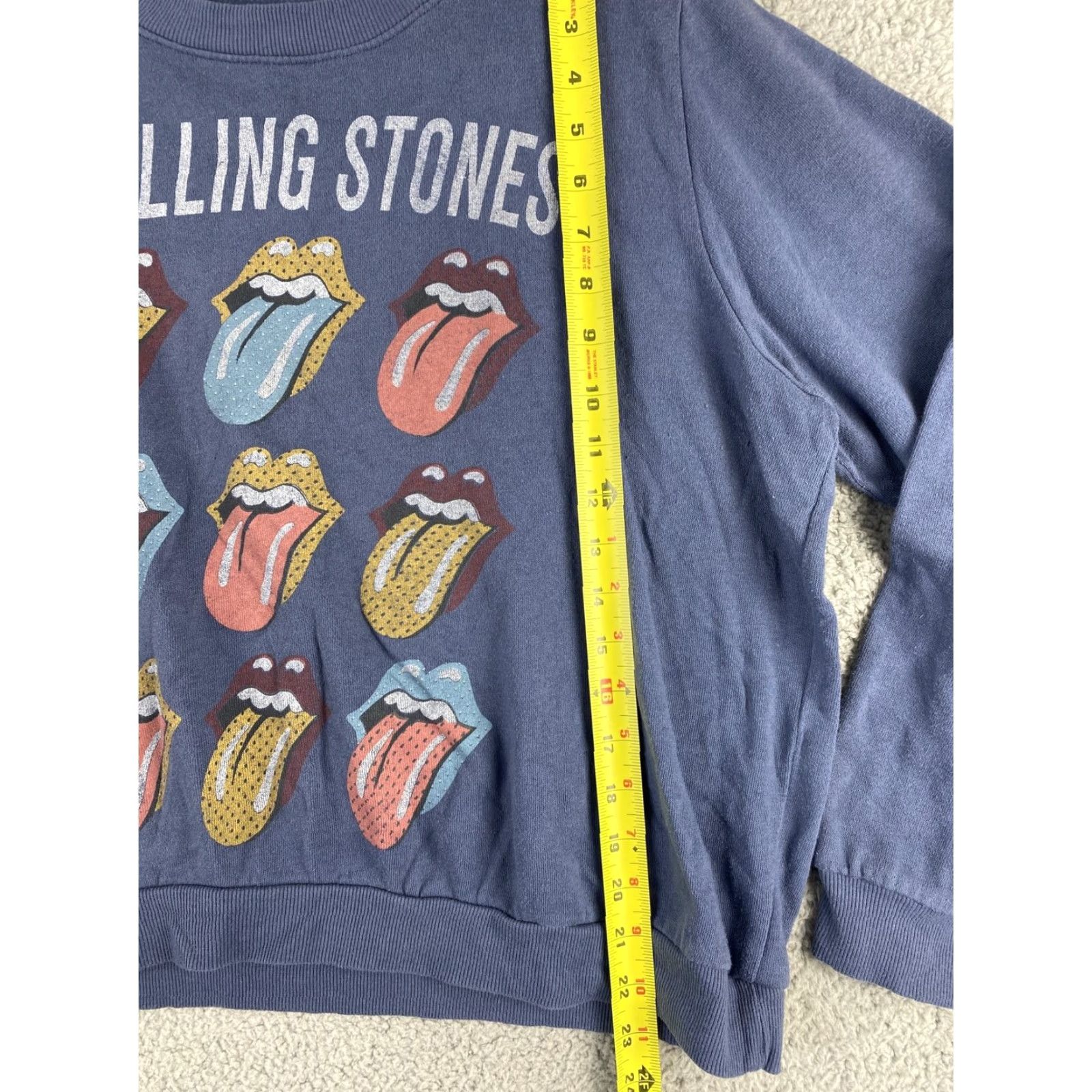 Vintage Womens Sweatshirt Size L Blue Long Sleeve Round Neck Activewear Pullover / 36-47 Size L / US 10 / IT 46 - 6 Thumbnail