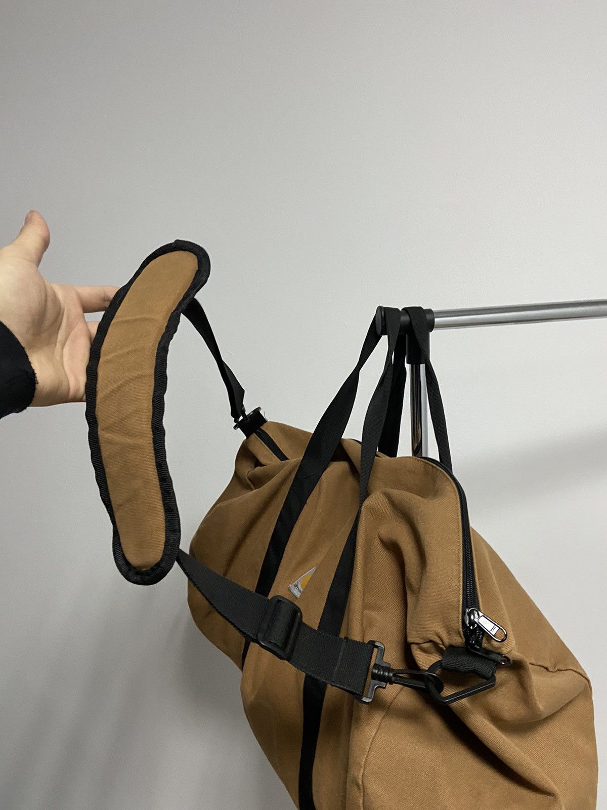 Carhartt × Vintage Carhartt Duffle Bag Shoulder Logo crossbody Vintage Size ONE SIZE - 3 Thumbnail