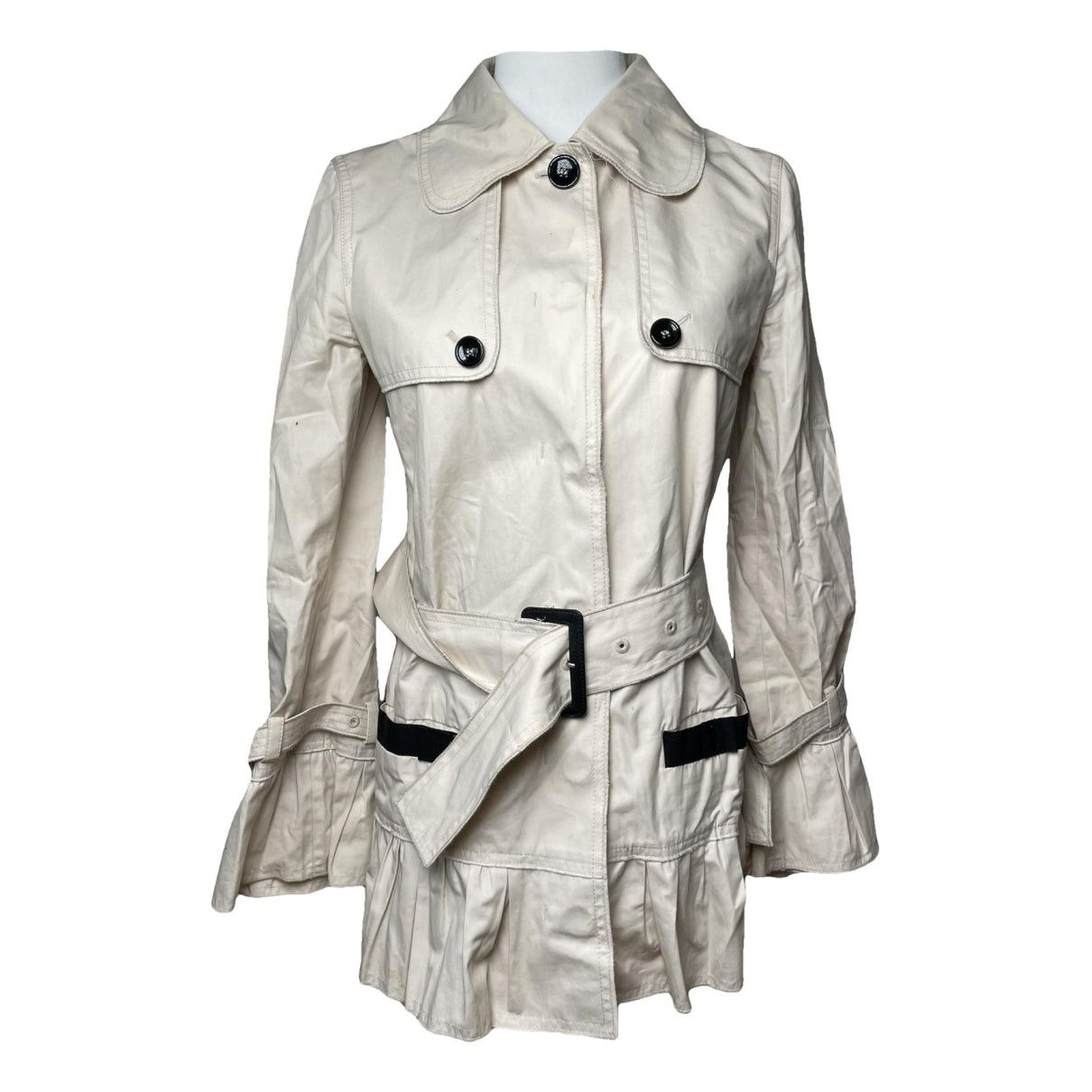 Dolce & Gabbana D&G Beige Cotton Trench Coat Size M / US 6-8 / IT 42-44 - 1 Thumbnail