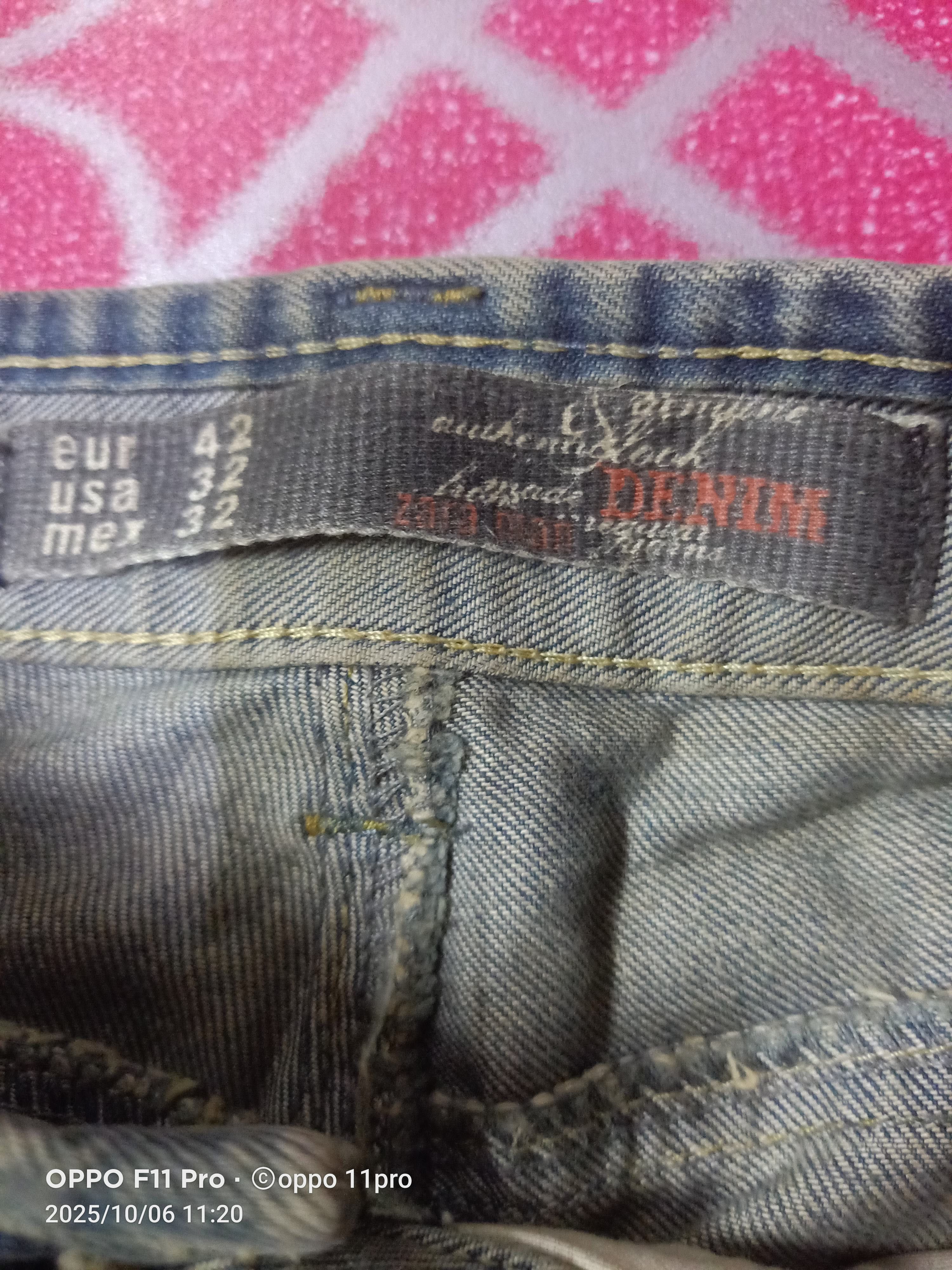 If Six Was Nine 🌟Zara Distressdenim Flare Men Denim 🌟 Size US 34 / EU 50 - 7 Thumbnail