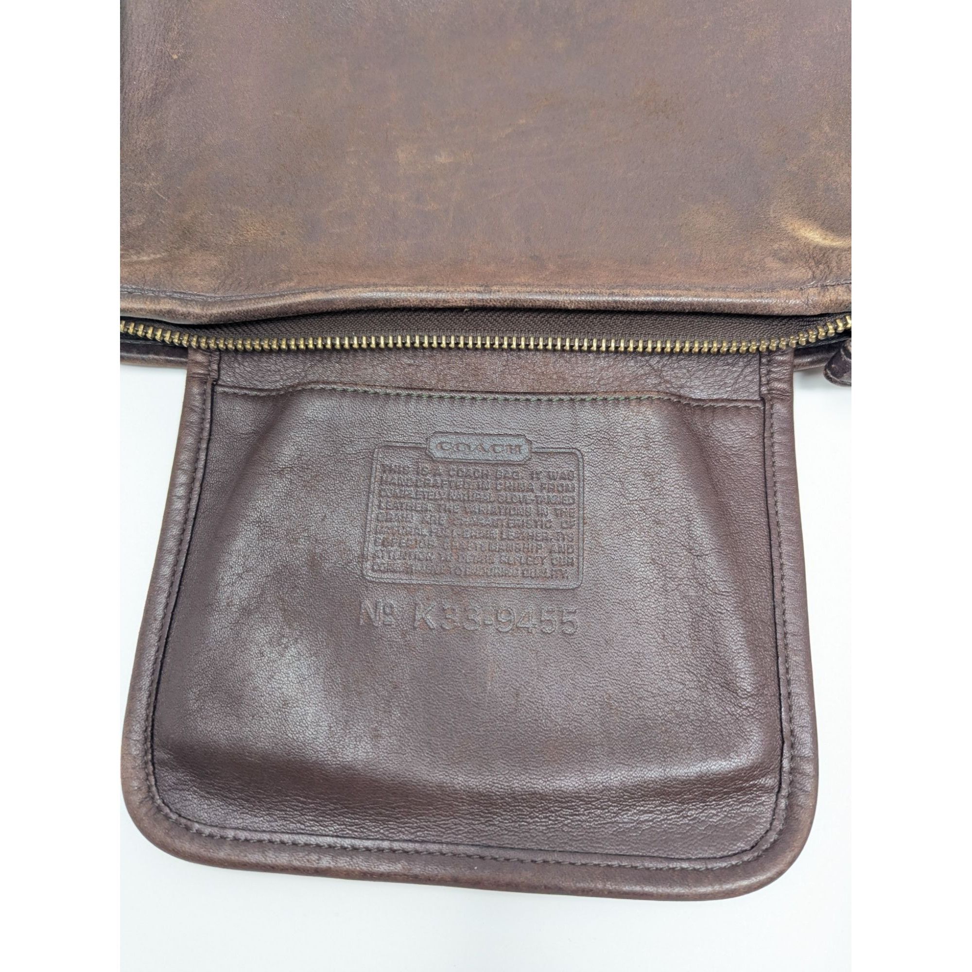 Coach True Vintage Coach NYC Basic Bag Brown Leather Crossbody Han Size ONE SIZE - 2 Thumbnail