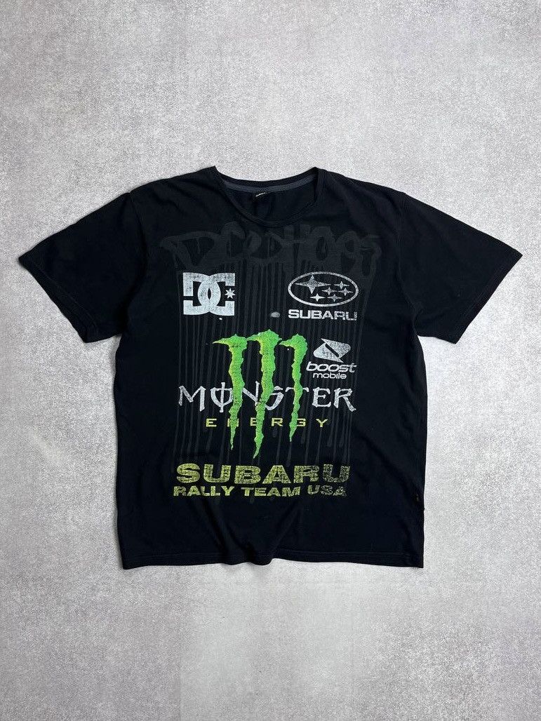 Vintage VINTAGE DC SHOES MONSTER ENERGY Y2K BOXY T-SHIRT L Size US L / EU 52-54 / 3 - 1 Thumbnail