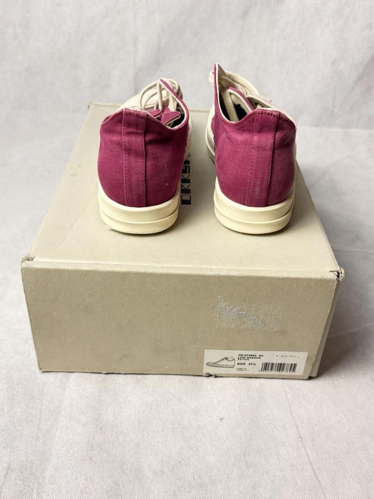 Rick Owens Rick Owens DRKSHDW Faded Low Sneakers SZ 37.5 Size US 7.5 / IT 37.5 - 4 Thumbnail