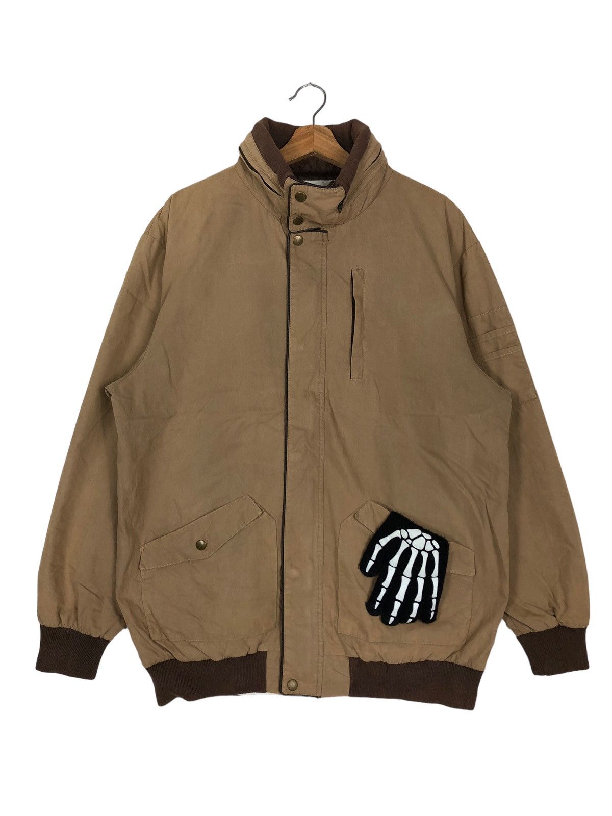 Japanese Brand 🔥90’s RIOT RIOT VINTAGE BOMBER JACKET GROMMER GRAND JAPAN Size US M / EU 48-50 / 2 - 1 Thumbnail