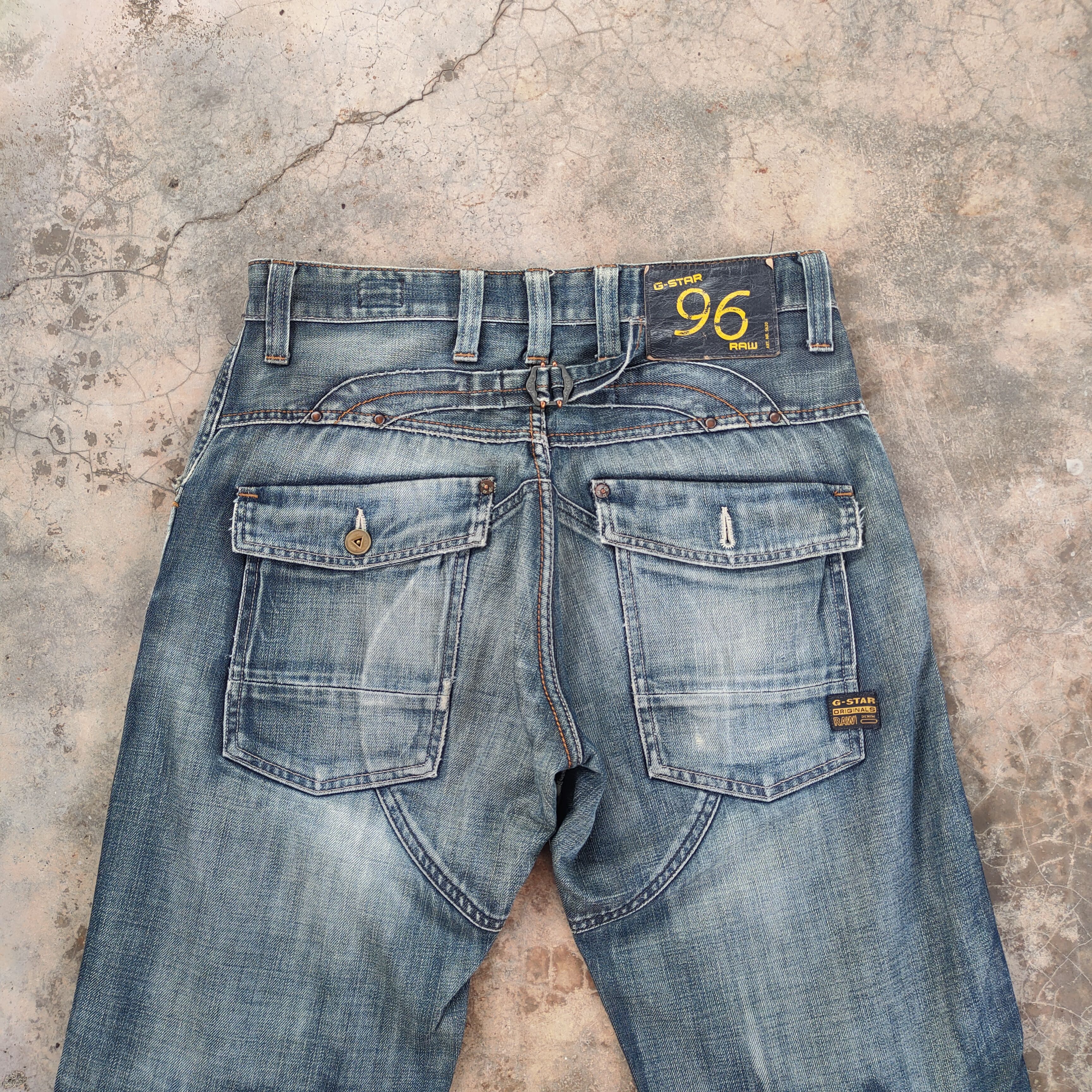 Japanese Brand JAPANESE VINTAGE DOUBLE KNEE DISTRESSED DENIM JEAN PANTS Size US 34 / EU 50 - 9 Thumbnail