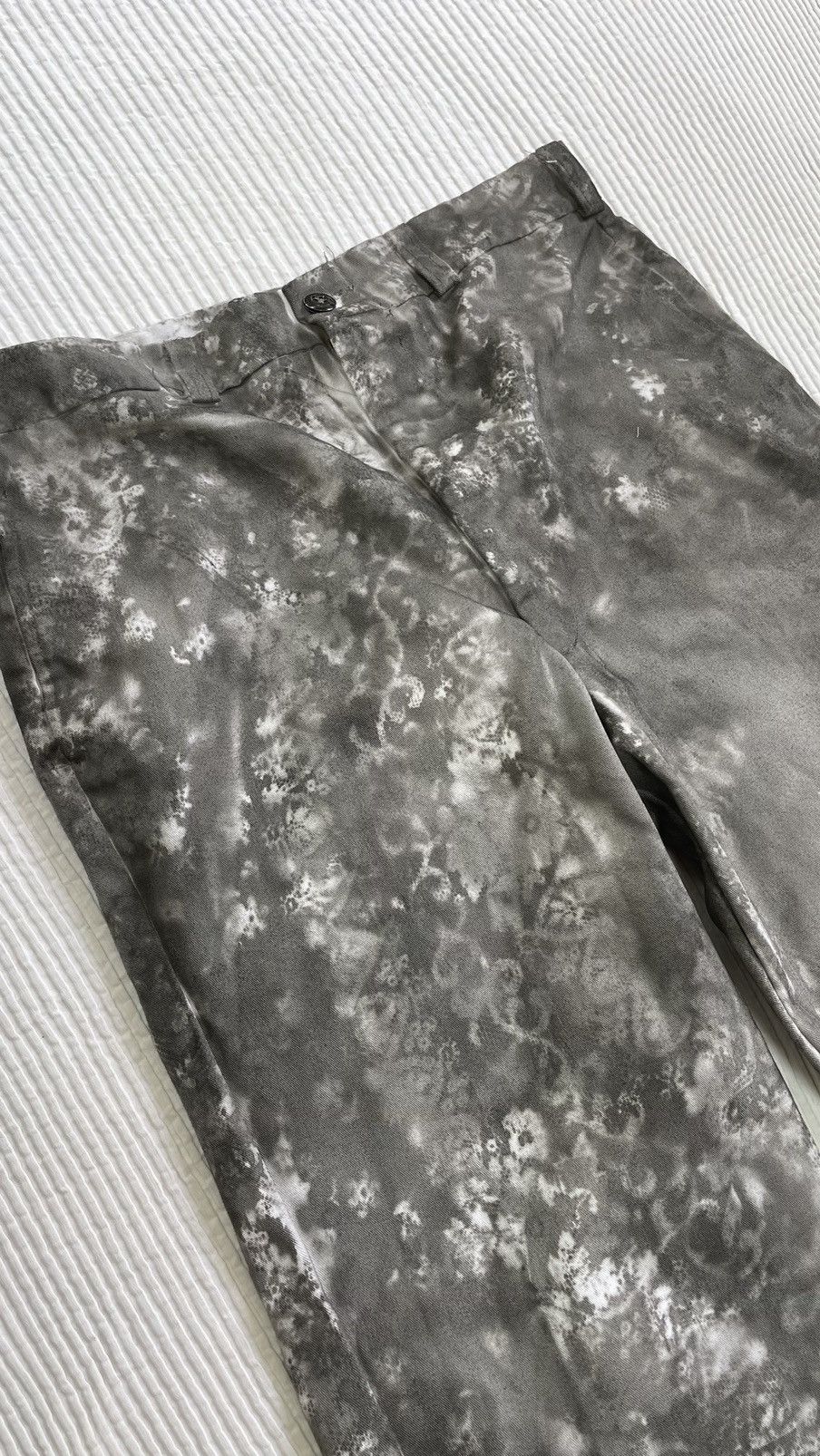 Other Asymmetrical Midnight Hand Painted Floral Punk Pants Size US 31 - 3 Thumbnail