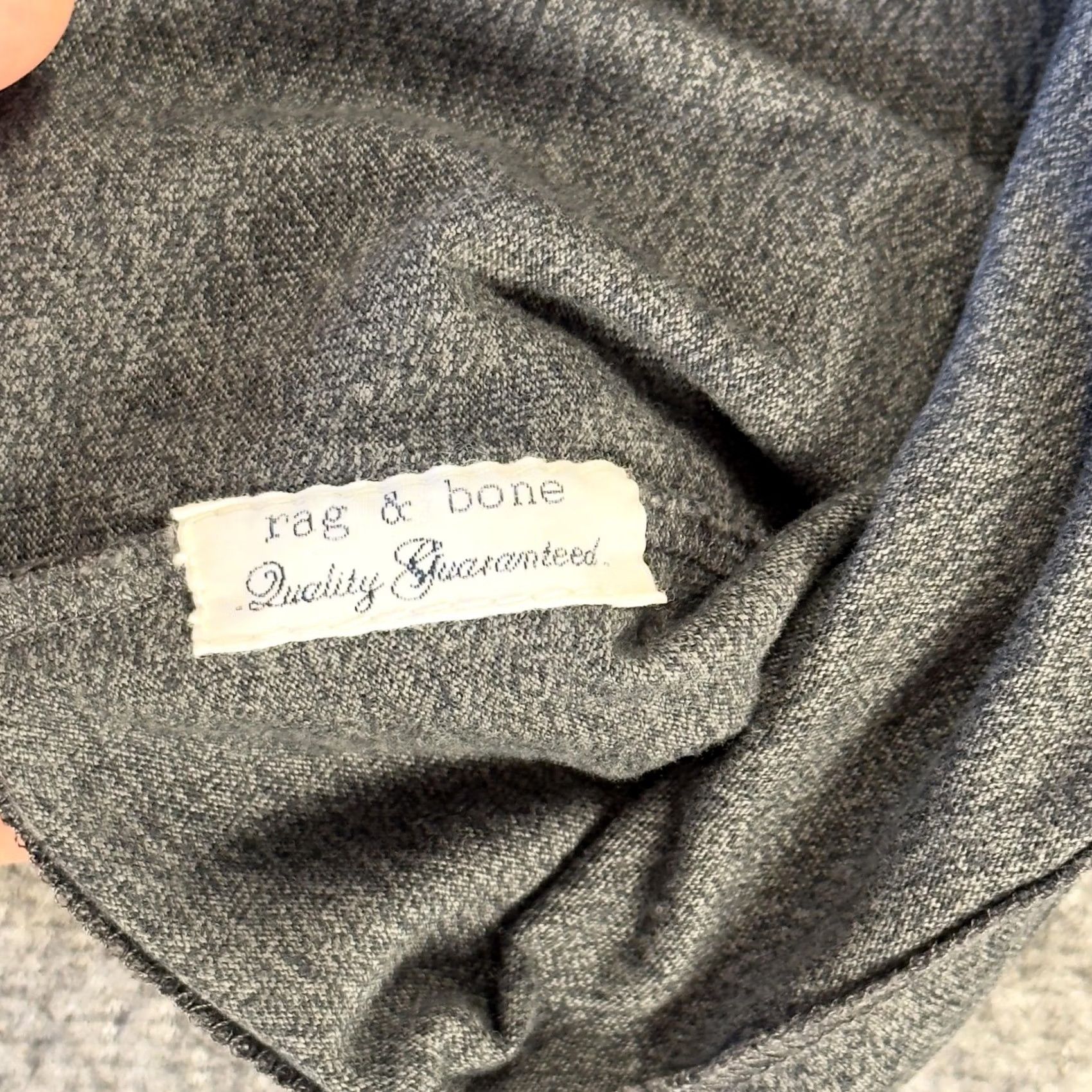Rag & Bone Rag & Bone Standard Issue Shirt Mens XL Gray Soft Pocket Crewneck Tee Casual Size US XL / EU 56 / 4 - 4 Thumbnail