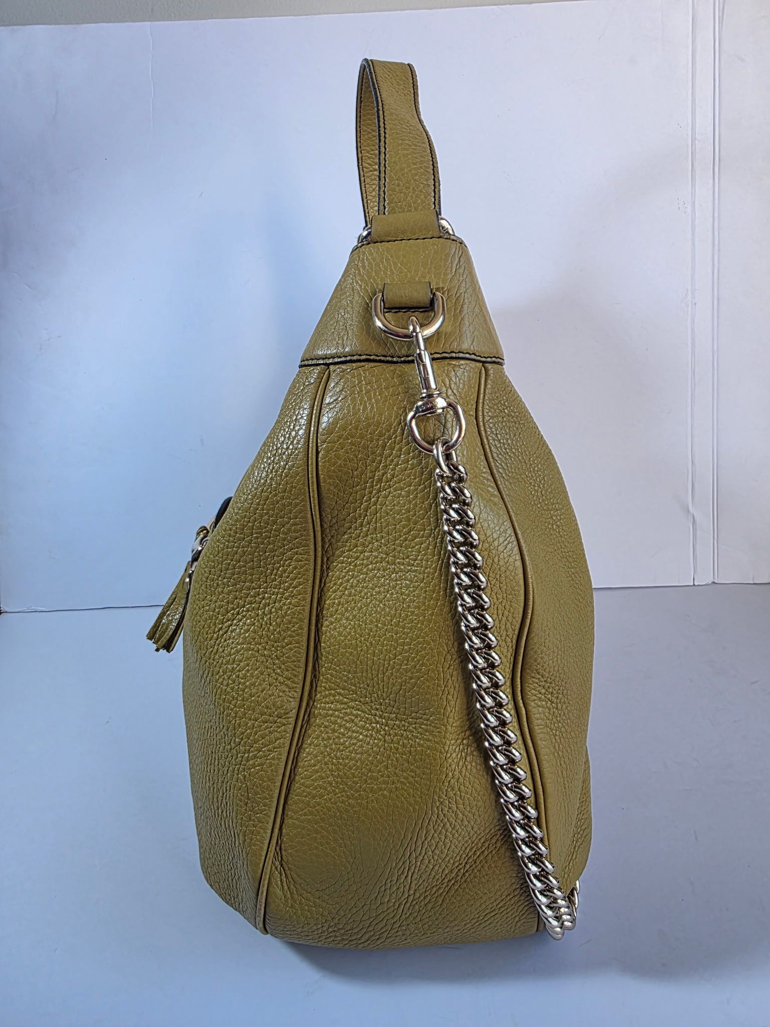 Gucci Gucci Emily Leather Bag in Green Size ONE SIZE - 3 Thumbnail