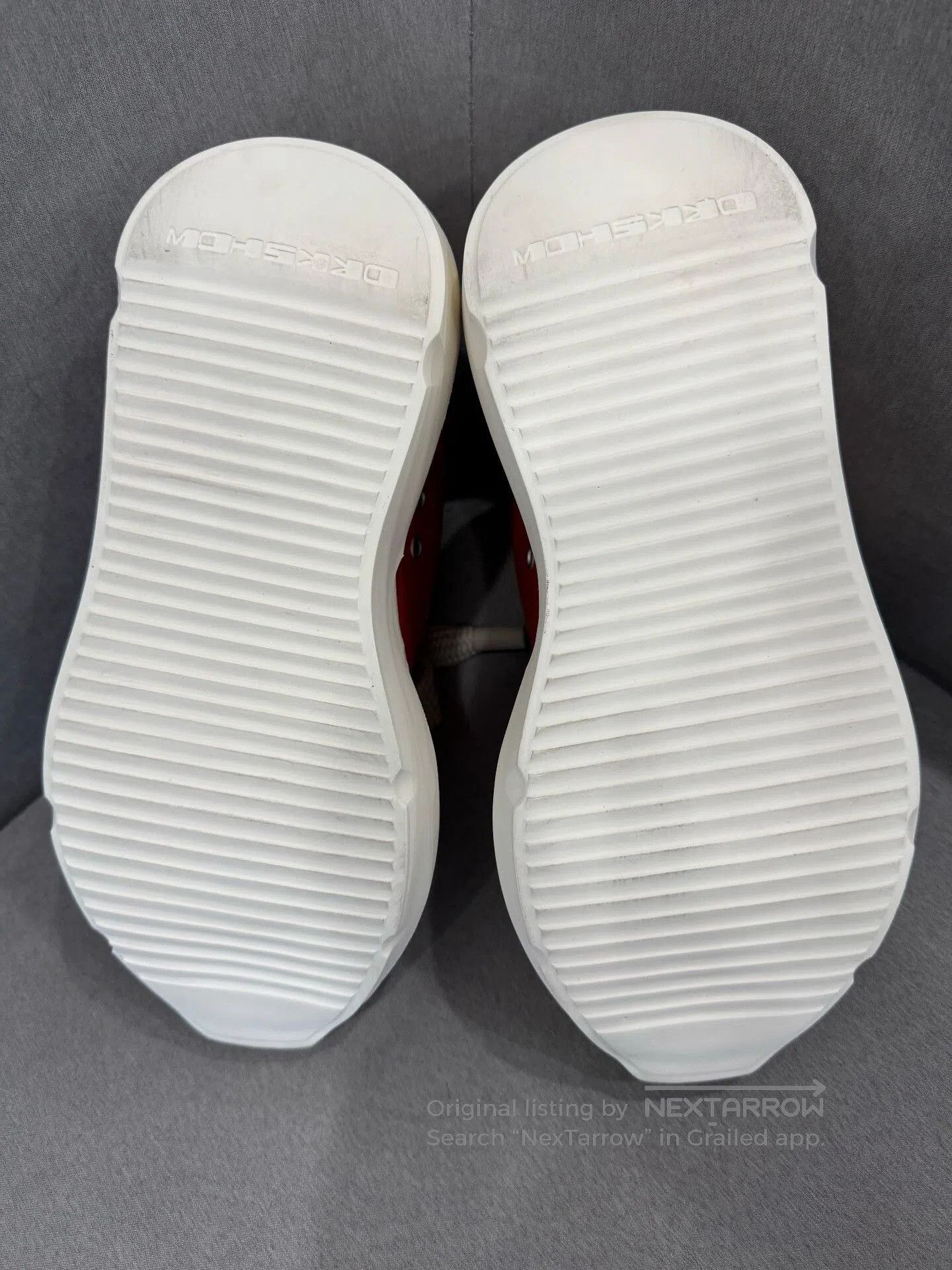 Converse Rick Owens Orange Tank Bottom Sneakers. Size US 6 / IT 36 - 7 Thumbnail