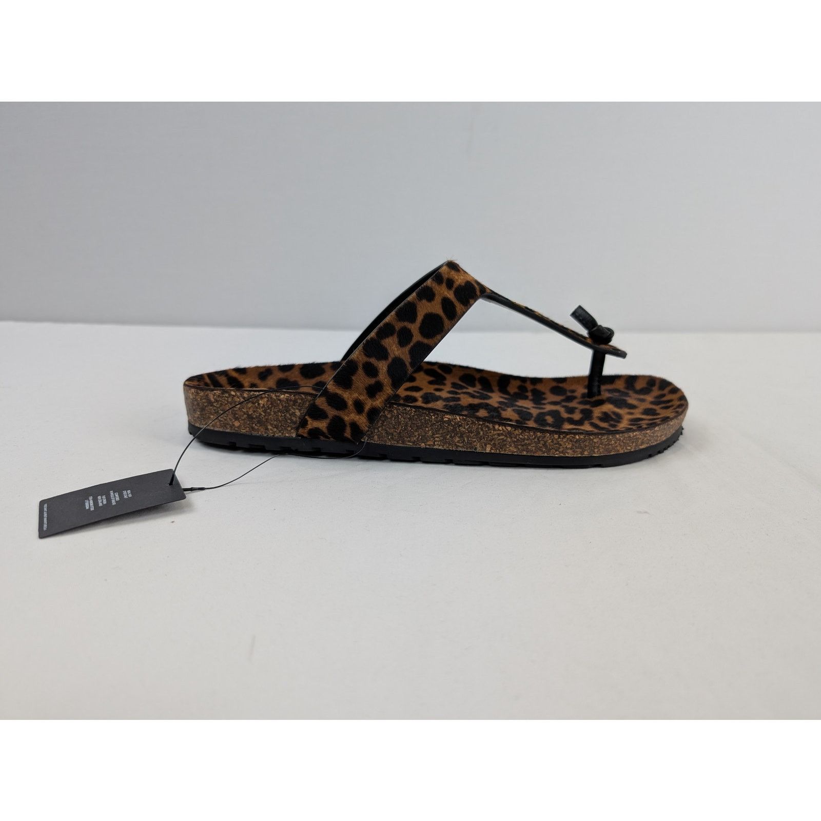 Saint Laurent Paris o1rshd1 Pony Spots Slipper sandal in Brown/Black Size US 9 / EU 42 - 3 Thumbnail